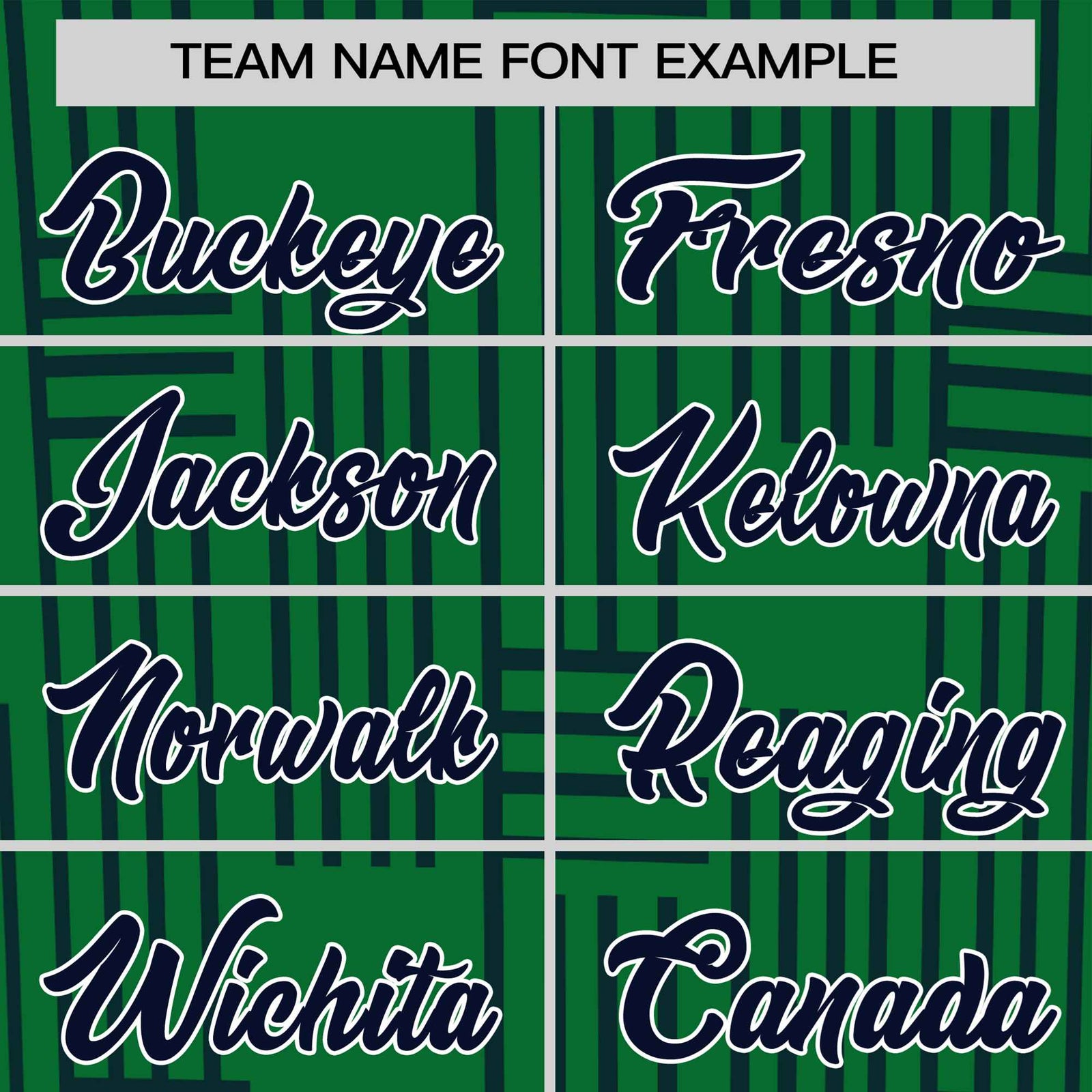 Custom Kelly Green-Navy Personalized Line Pattern Performance T-Shirt