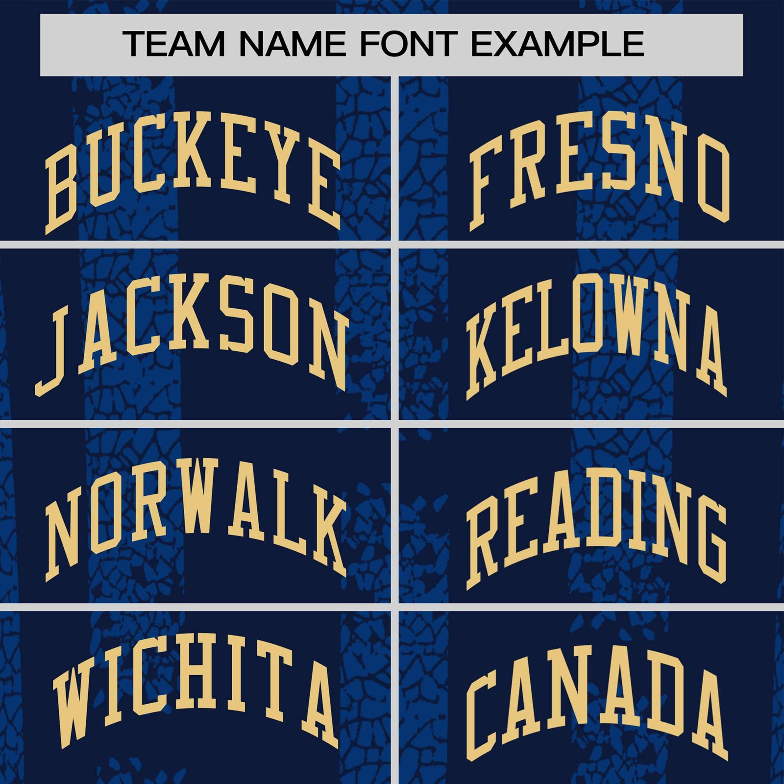 Custom Navy-Royal Blue Personalized Chunky Striped Pattern Performance T-Shirt