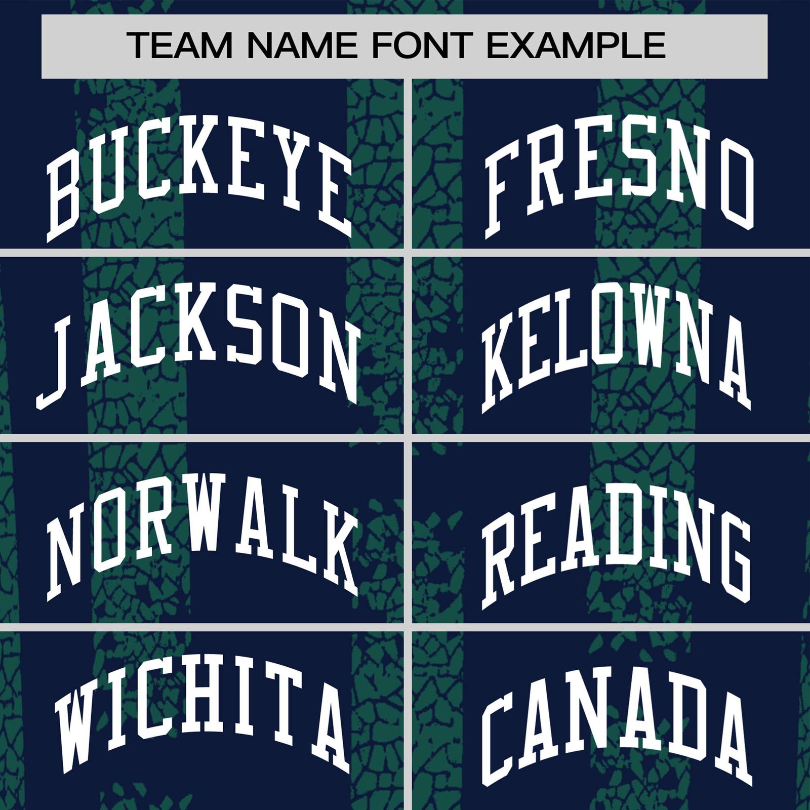 Custom Navy Teal Personalized Chunky Striped Pattern Performance T-Shirt