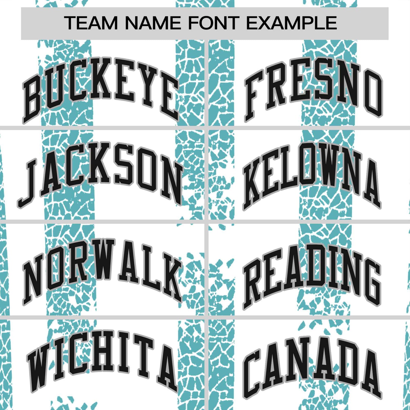 Custom White Aqua Personalized Chunky Striped Pattern Performance T-Shirt