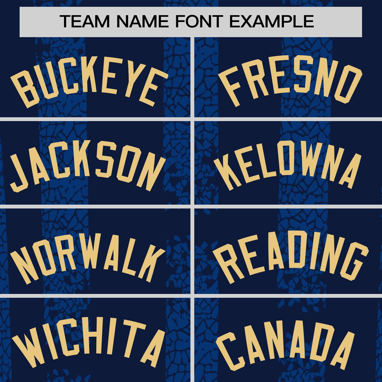 Custom Navy-Royal Blue Personalized Chunky Striped Pattern Performance T-Shirt