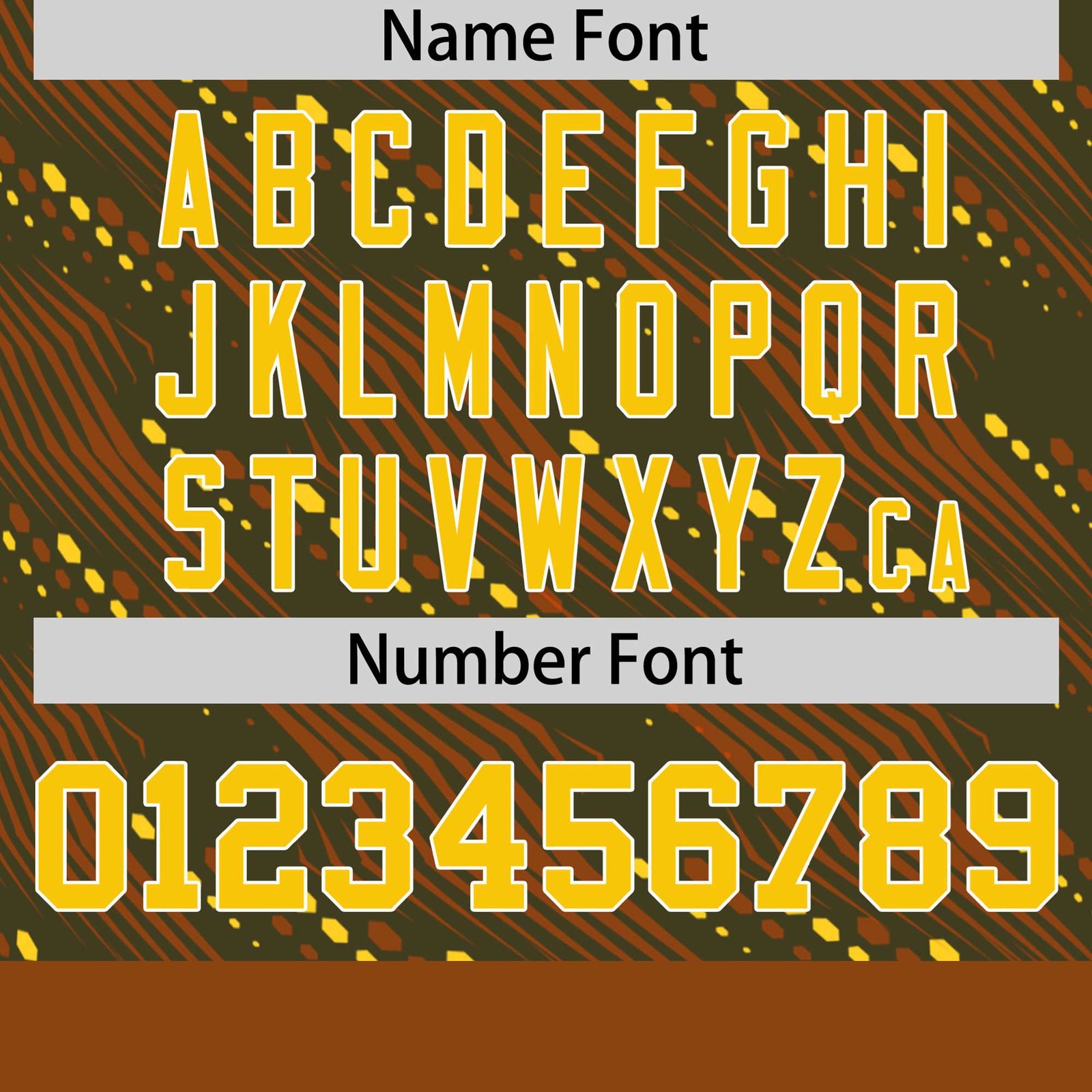 Custom Olive Orange Personalized Dotted Line Graffiti Pattern Performance T-Shirt