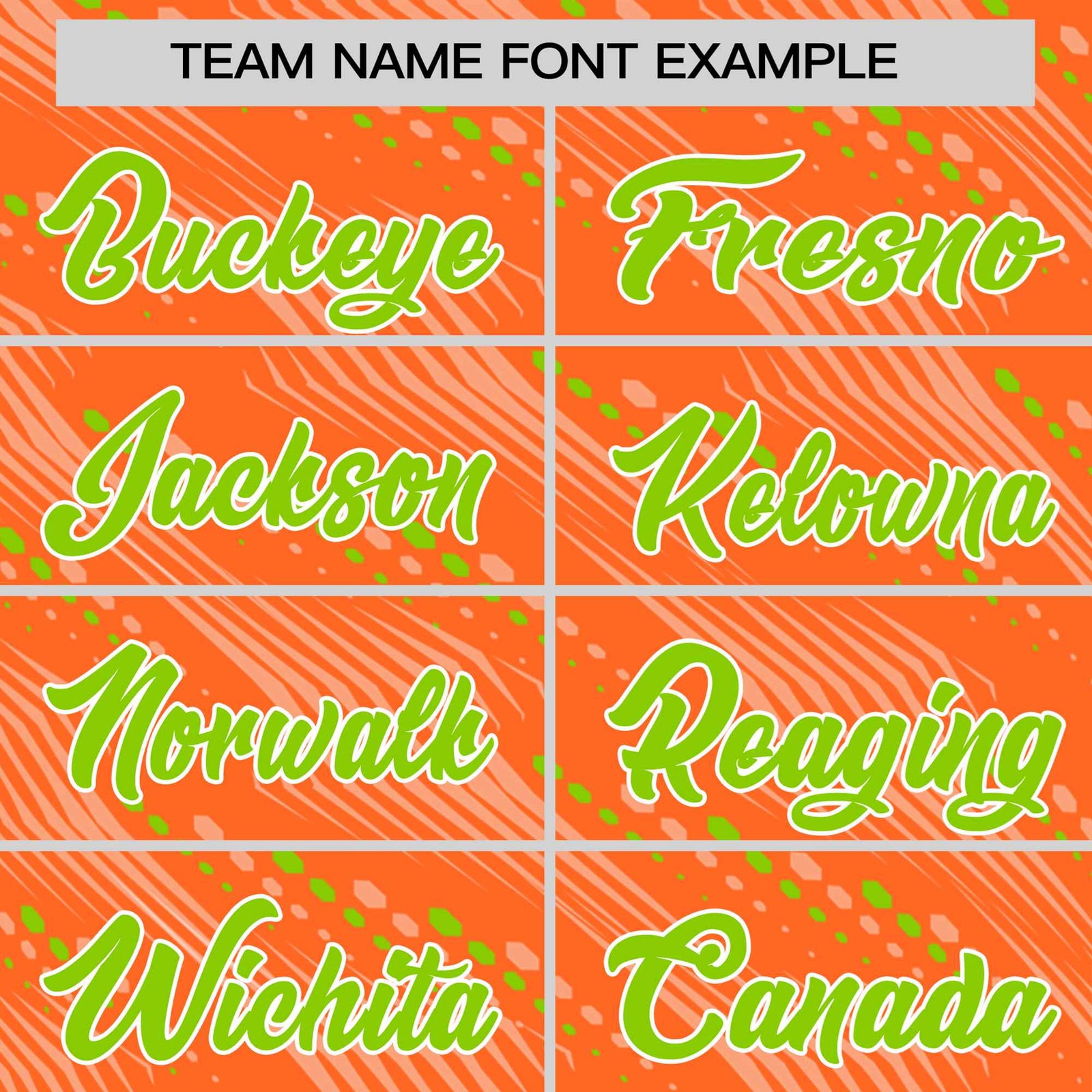 Custom Orange Neon Green Personalized Dotted Line Graffiti Pattern Performance T-Shirt