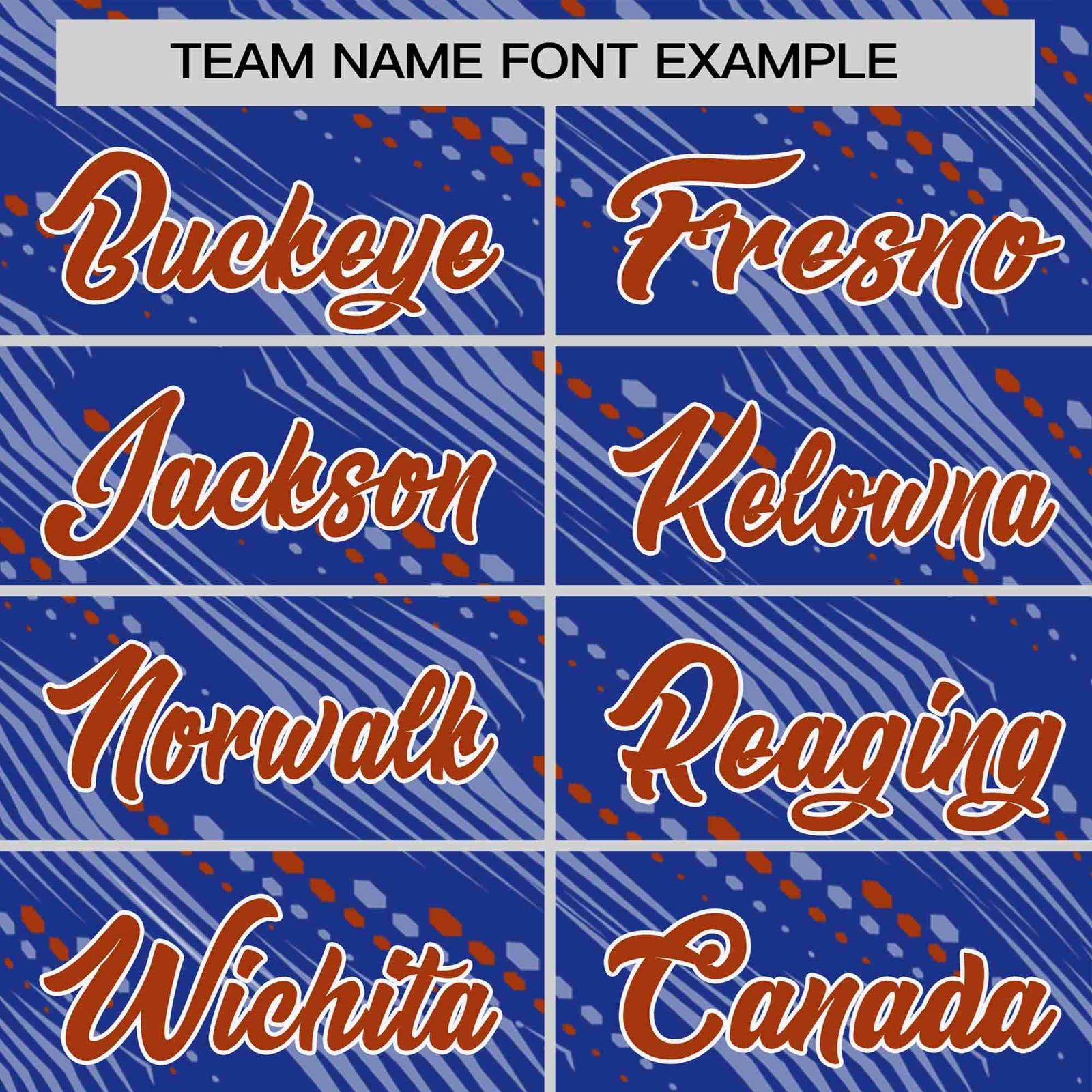 Custom Royal Blue Texas Orange Personalized Dotted Line Graffiti Pattern Performance T-Shirt