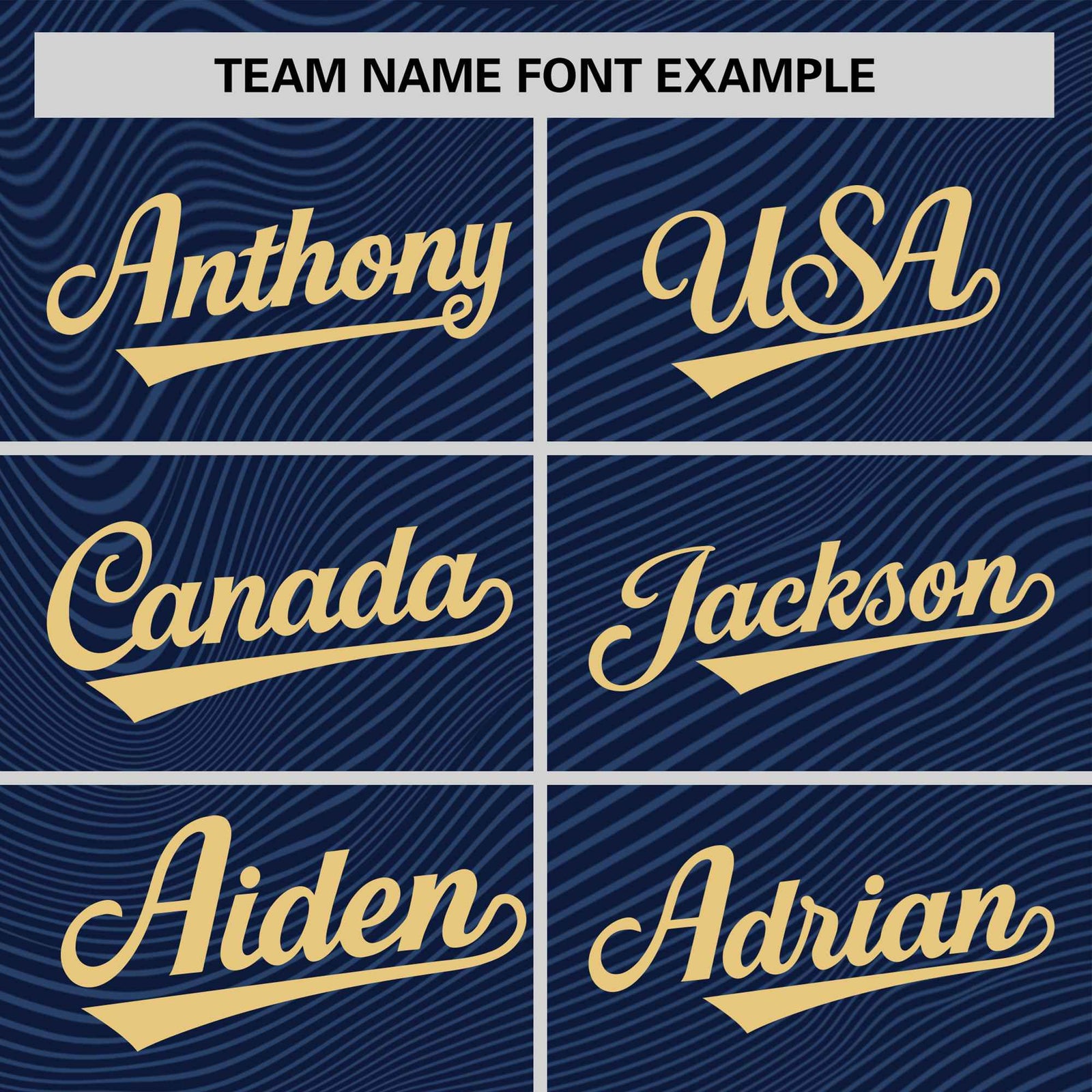 Custom Navy Old Gold Personalized High Wire Pattern Performance T-Shirt