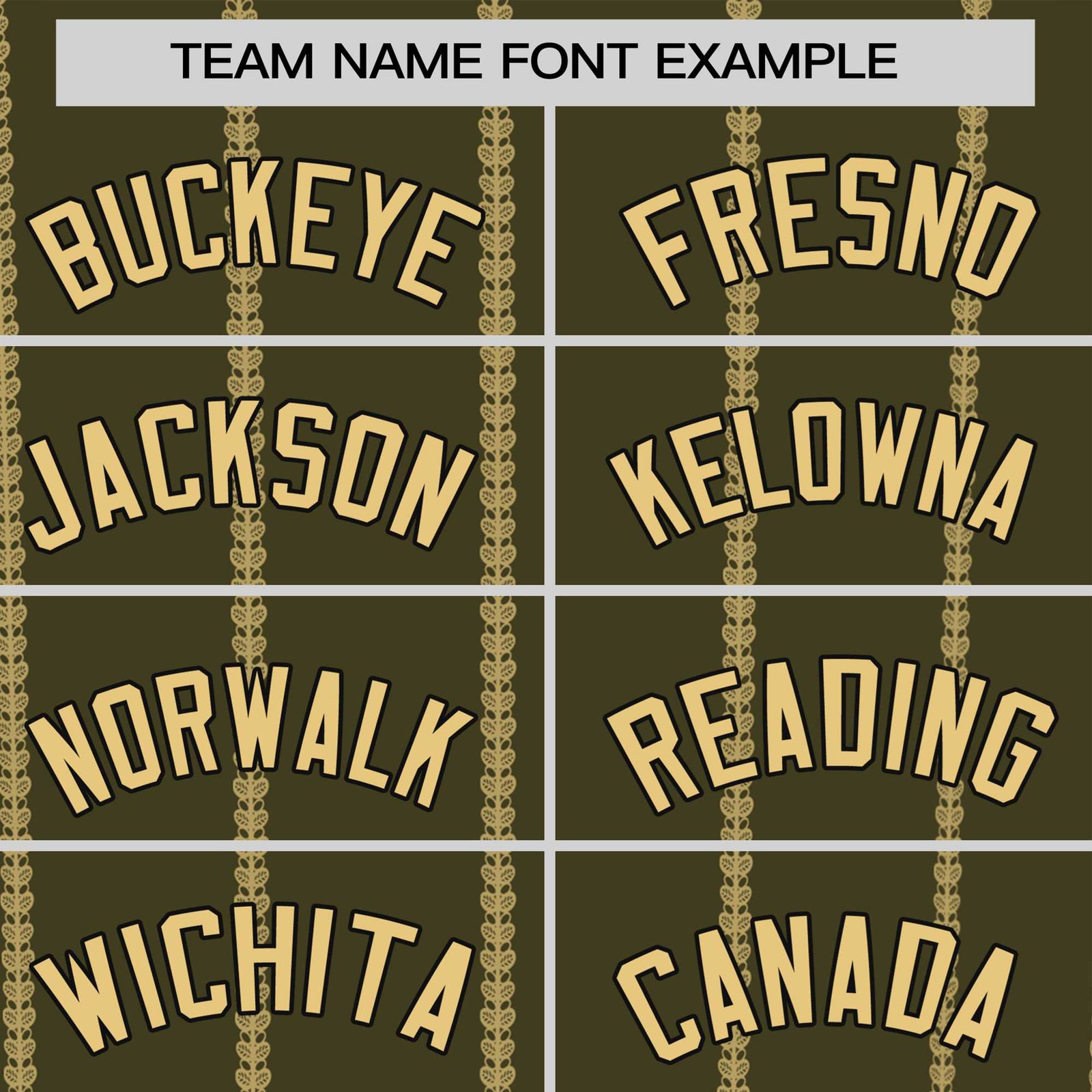 Custom Olive Old Gold Personalized Vertical Stripe Pattern Performance T-Shirt