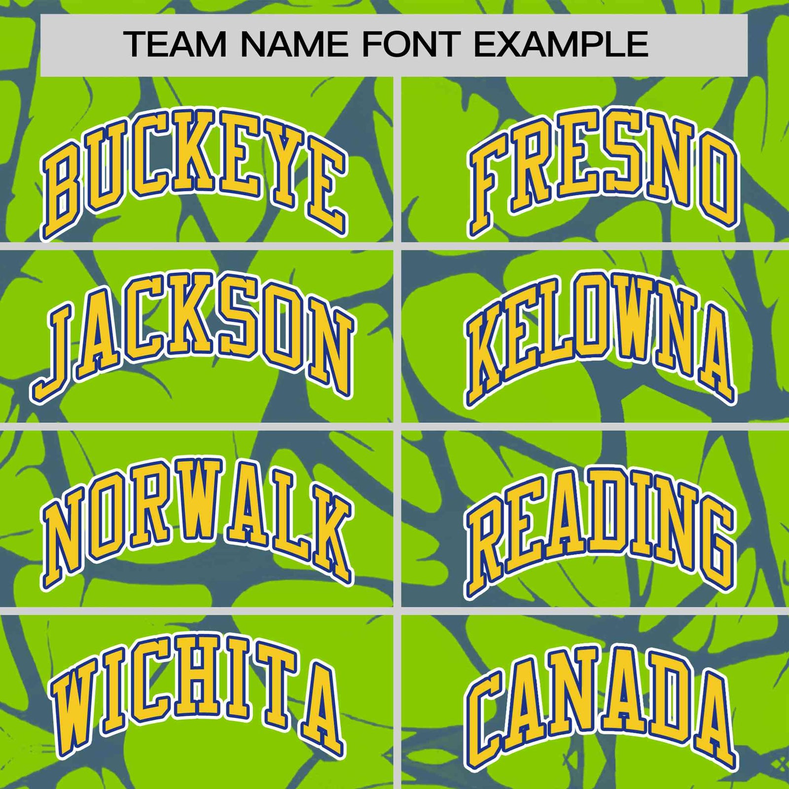 Custom Neon Green Royal Blue 3D Pattern Design Abstract Network Performance T-Shirt