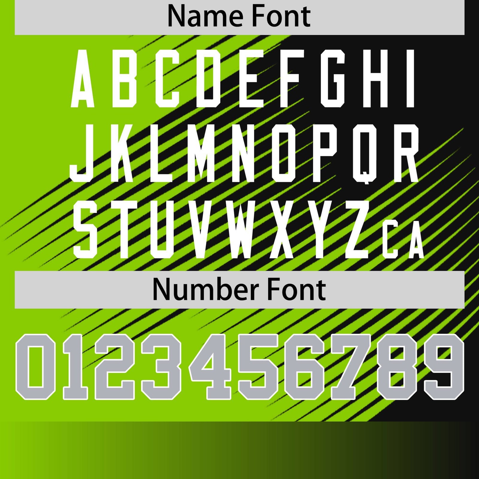 Custom Black Neon Green 3D Pattern Design Gradient Slope Shapes Performance T-Shirt