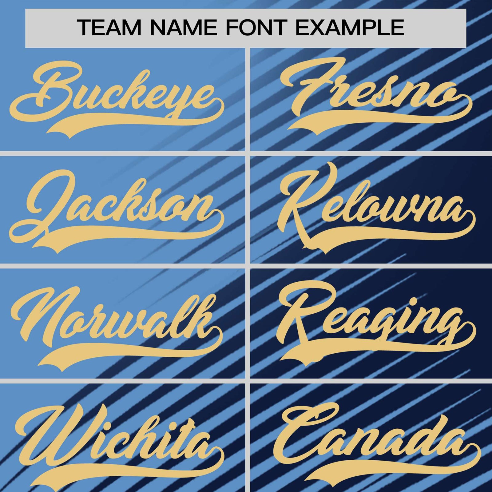 Custom Navy Powder Blue 3D Pattern Design Gradient Slope Shapes Performance T-Shirt