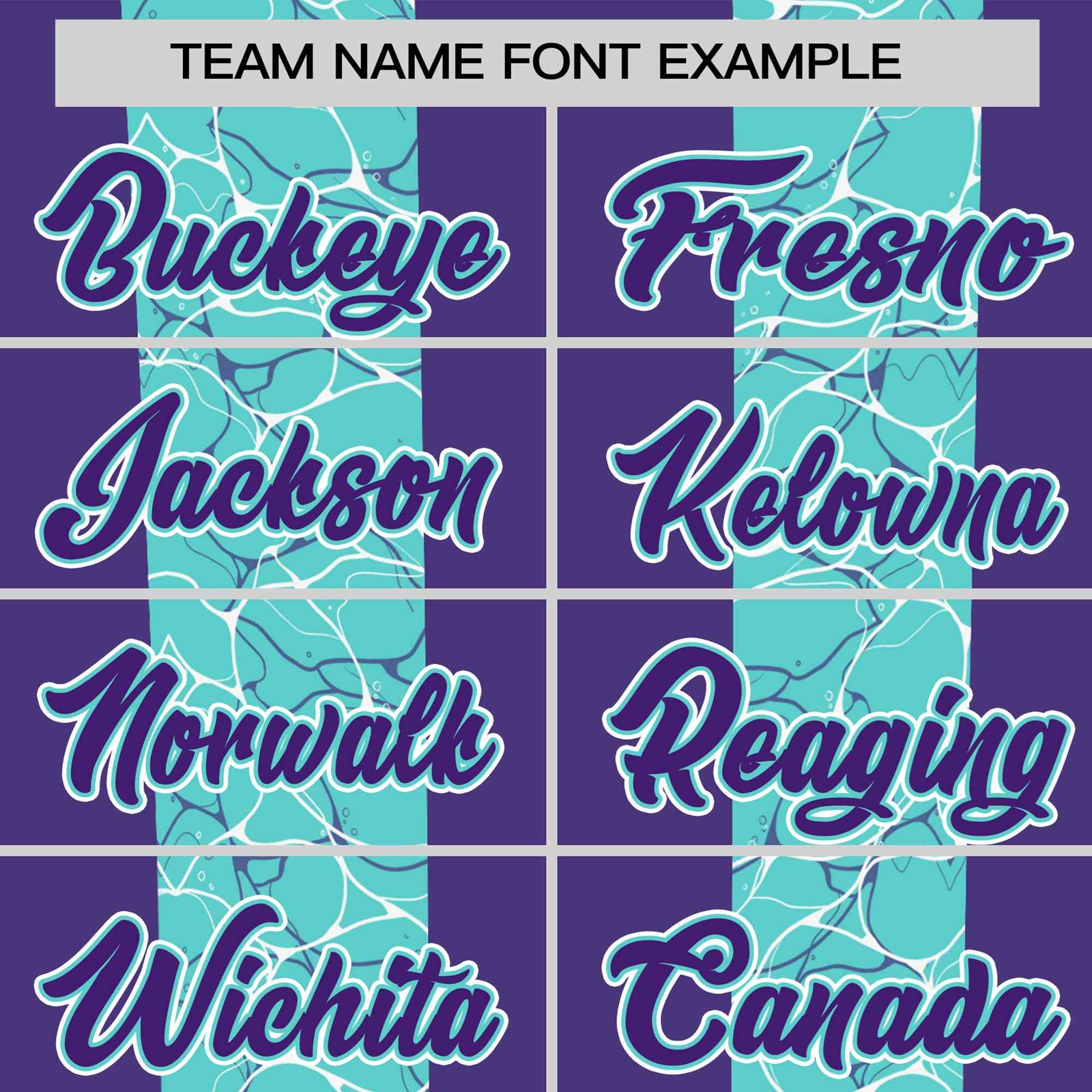 Custom Purple Bright Green Crew neck Ripple Shapes Design Performance T-Shirt