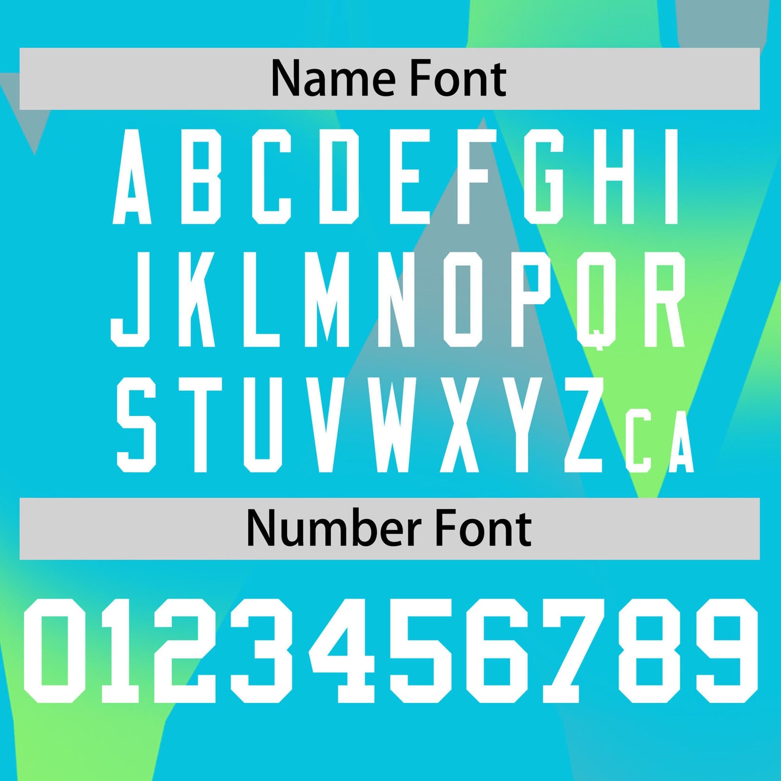 Custom Aqua Neon Green-White Personalized Triangular Pattern Performance T-Shirt