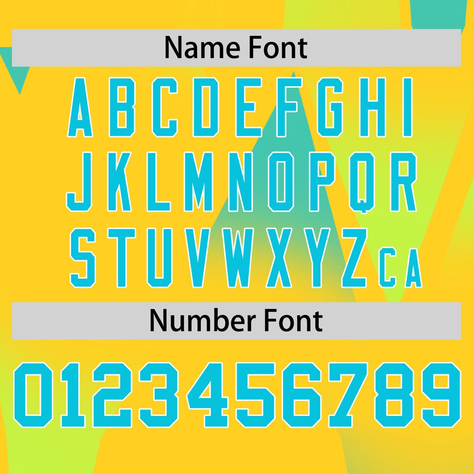 Custom Yellow Fluorescent Green-Aqua Personalized Triangular Pattern Performance T-Shirt