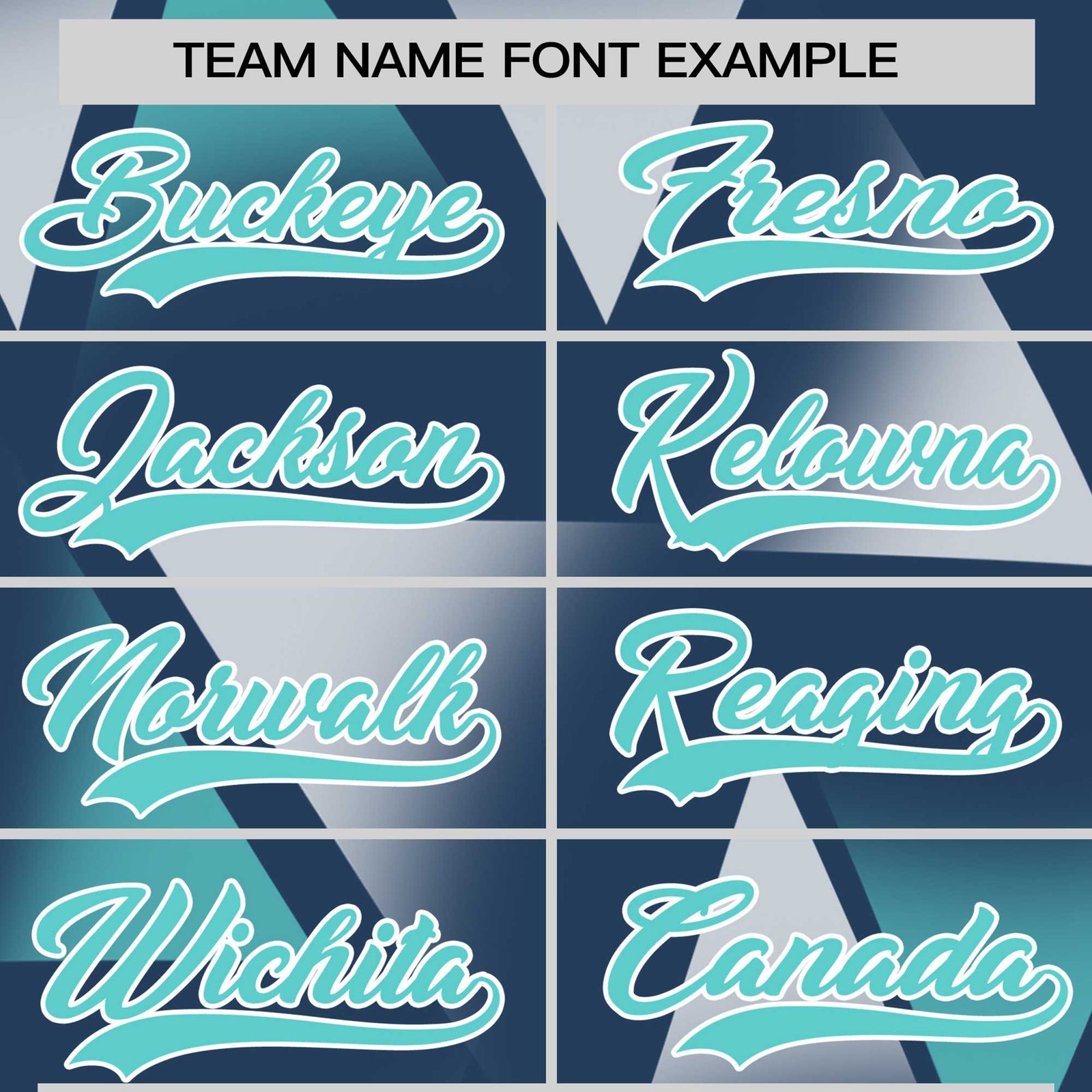 Custom Navy White-Aqua Personalized Triangular Pattern Performance T-Shirt