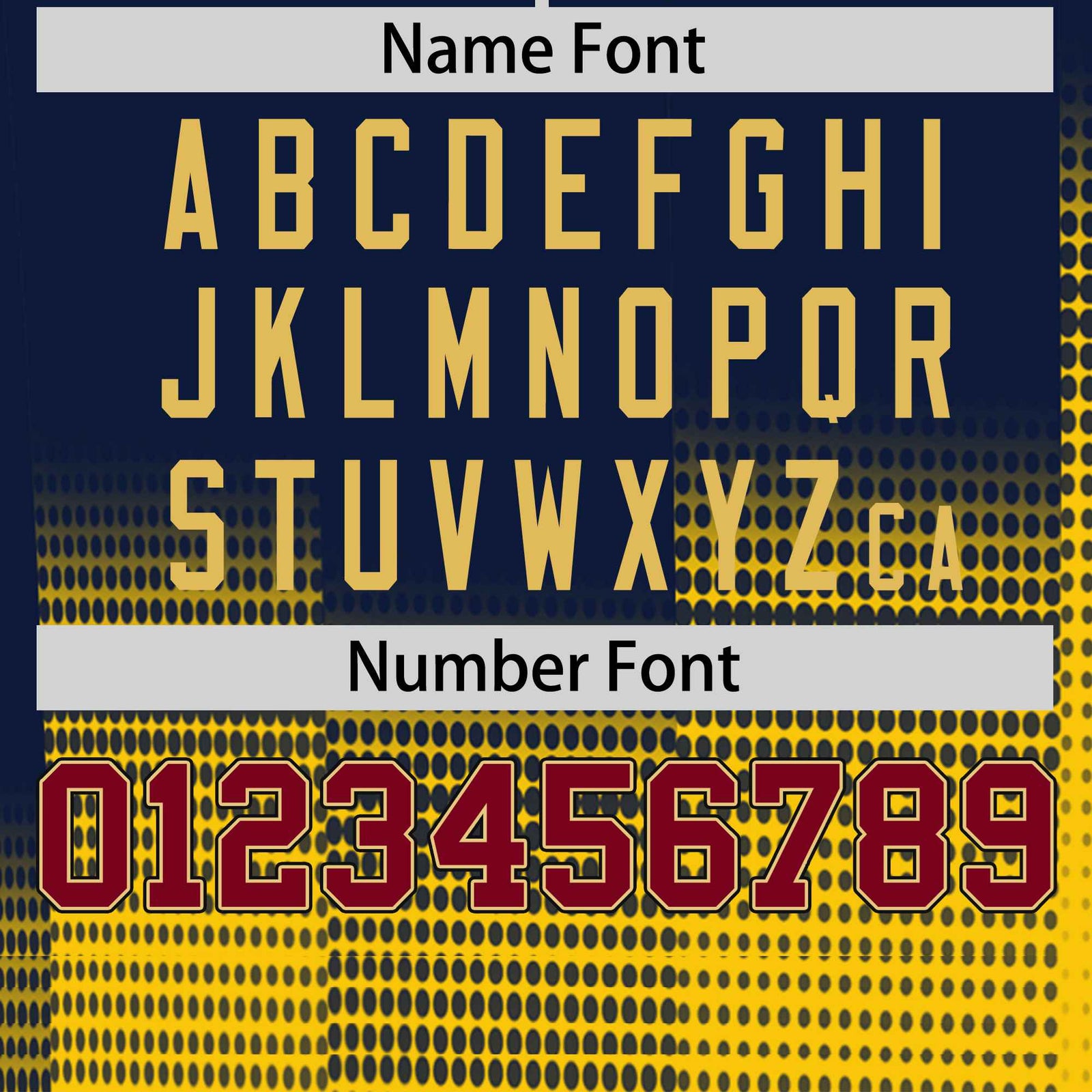 Custom Yellow Navy Gradient Fashion Design Performance T-Shirt