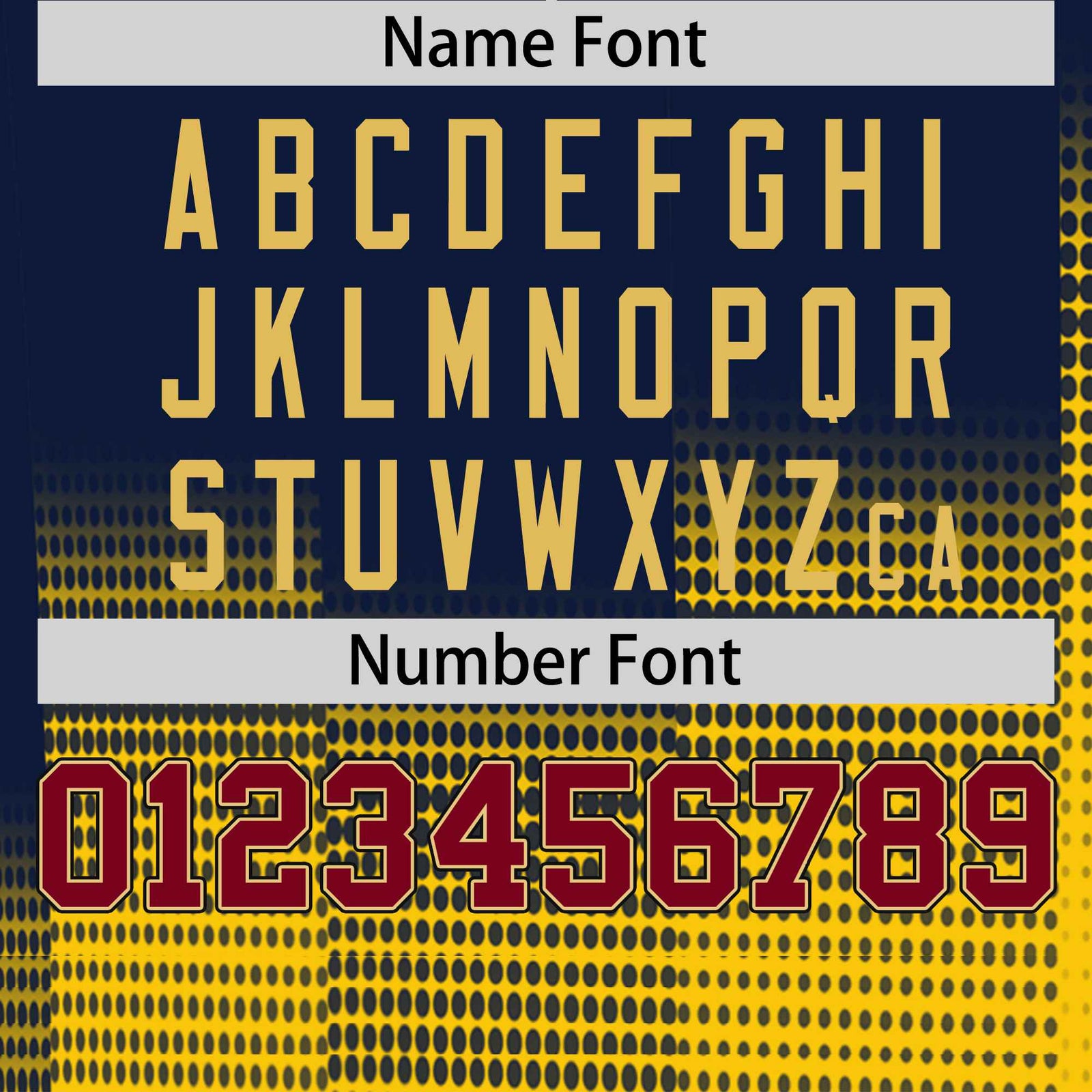 Custom Yellow Navy Gradient Fashion Design Performance T-Shirt