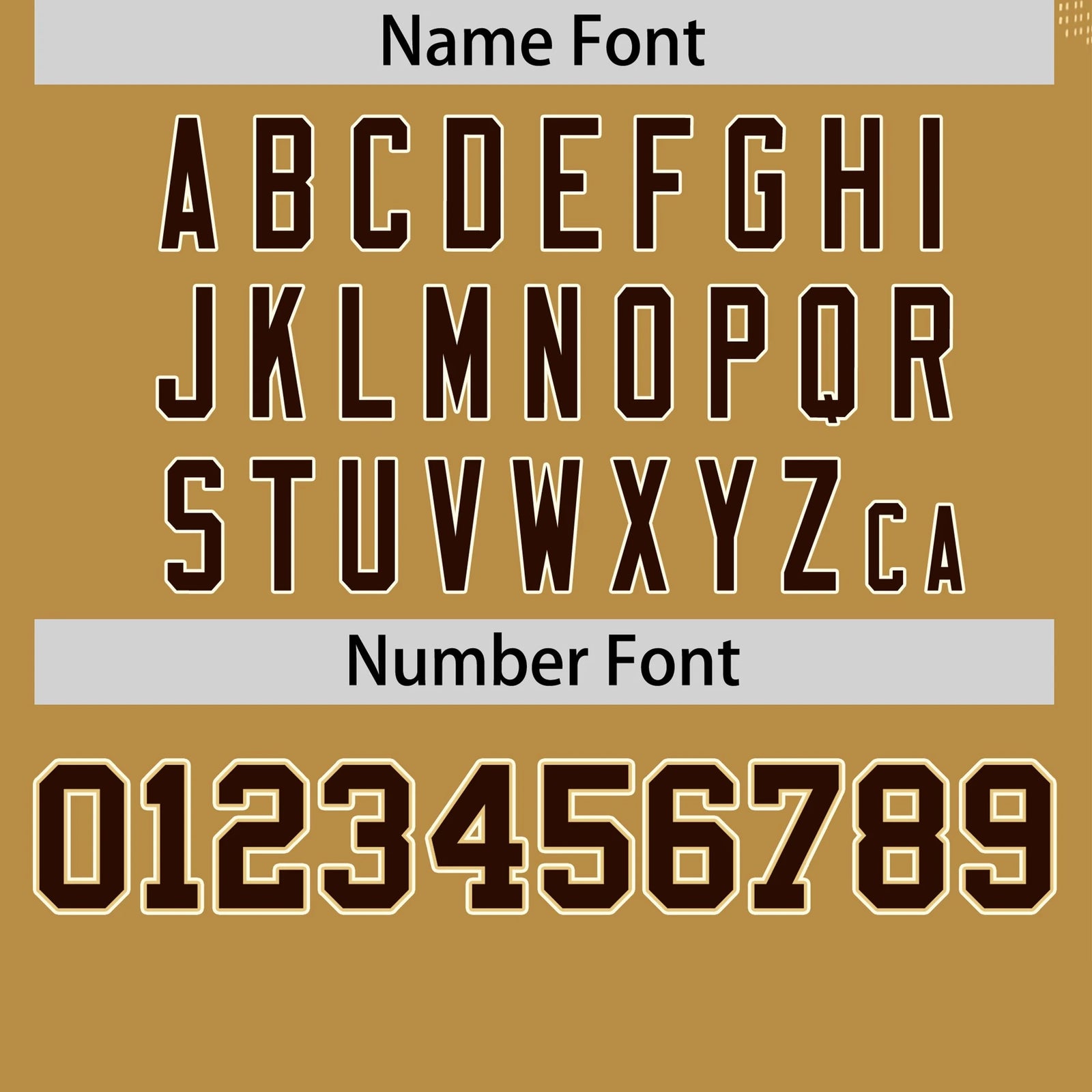 Custom Old Gold Brown Crew Neck Star Style Design Performance T-Shirt