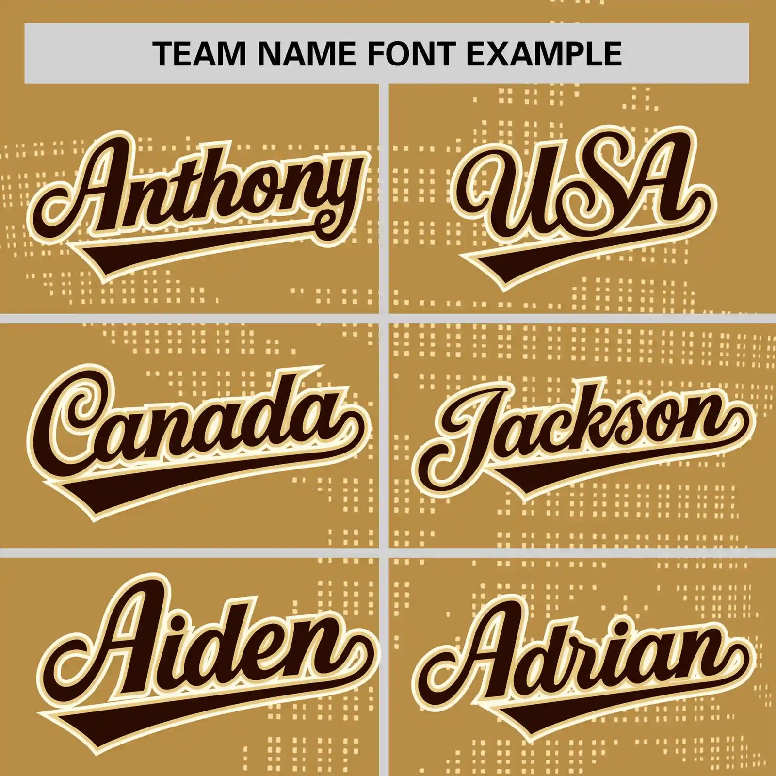 Custom Old Gold Brown Crew Neck Star Style Design Performance T-Shirt