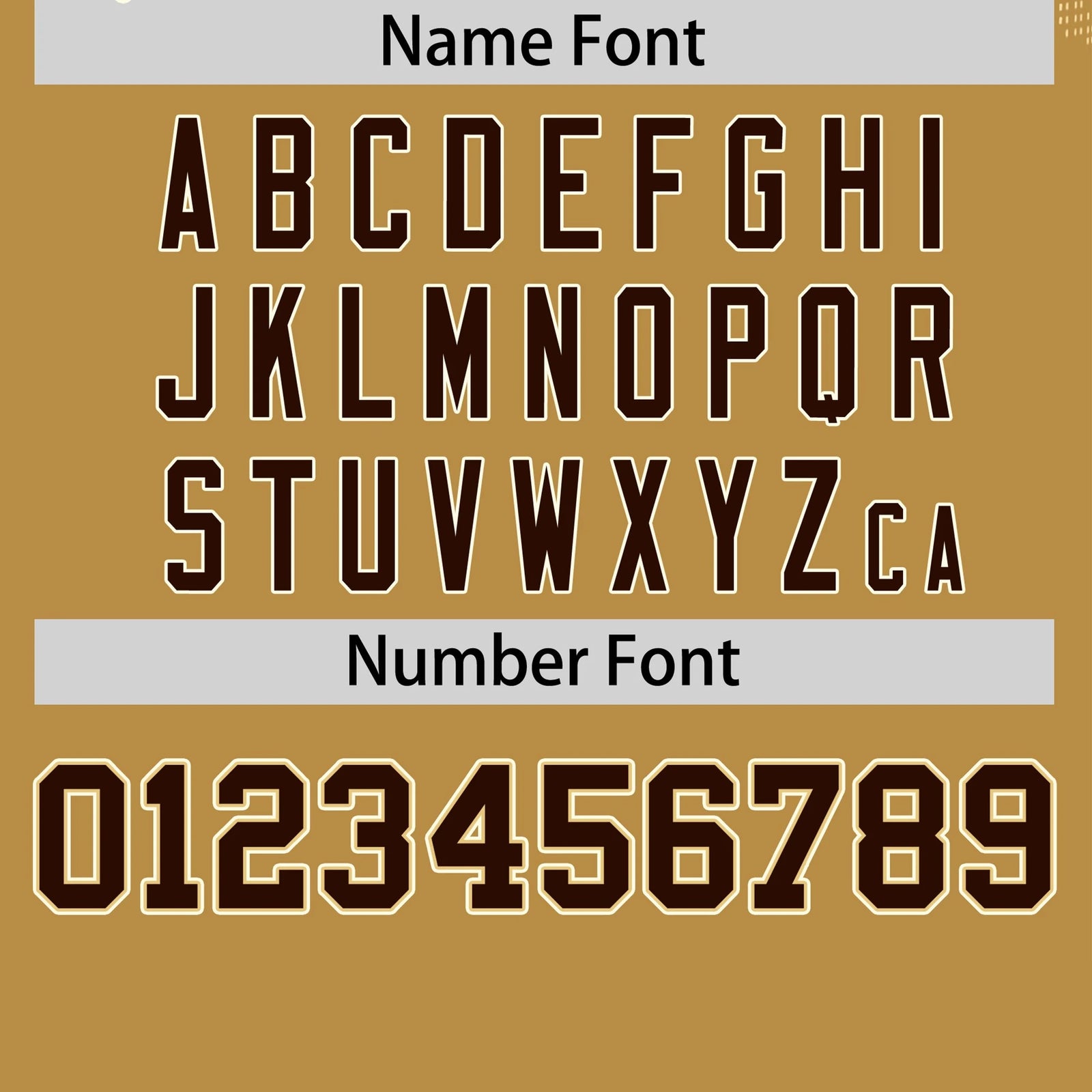 Custom Old Gold Brown Crew Neck Star Style Design Performance T-Shirt