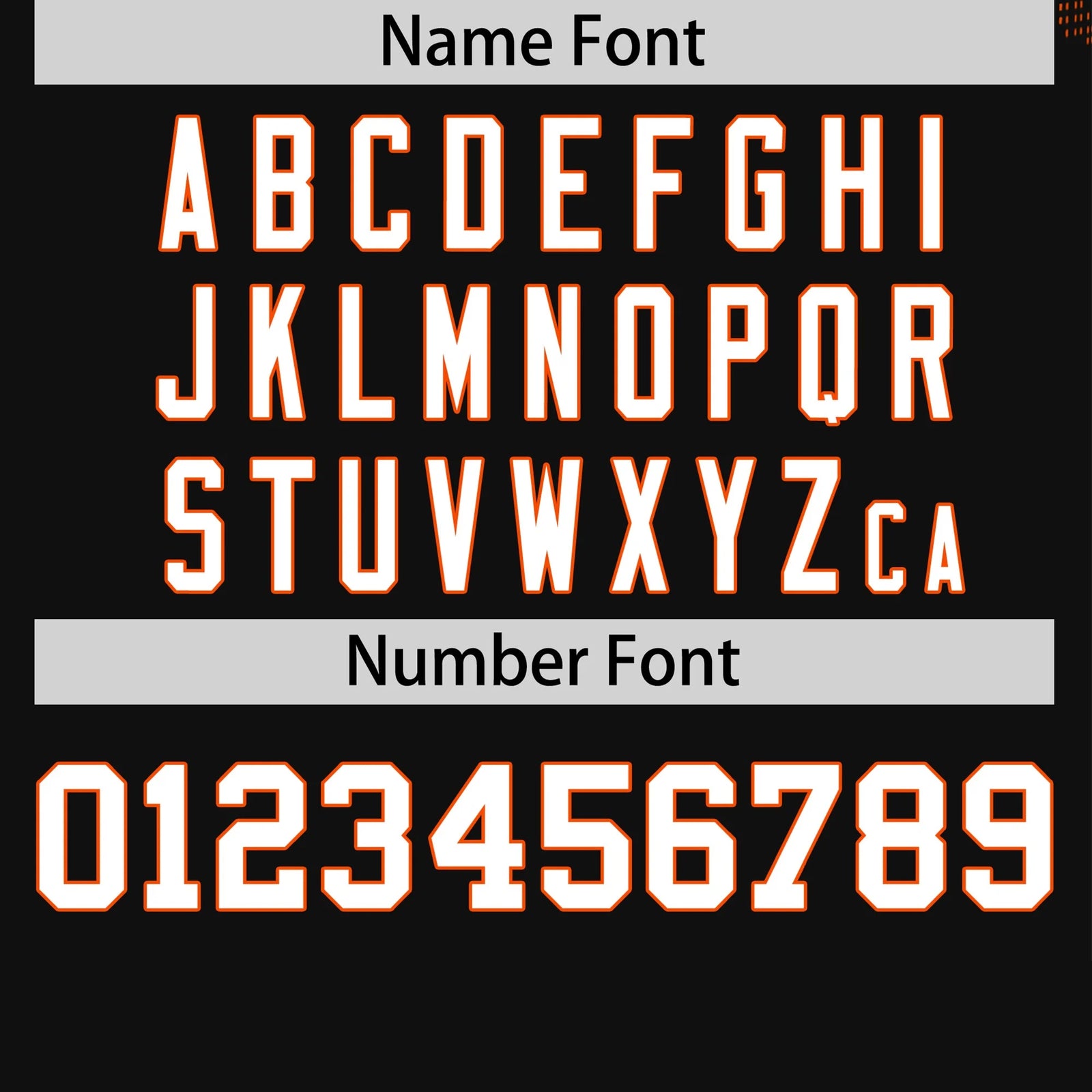 Custom Black Orange Crew Neck Star Style Design Performance T-Shirt