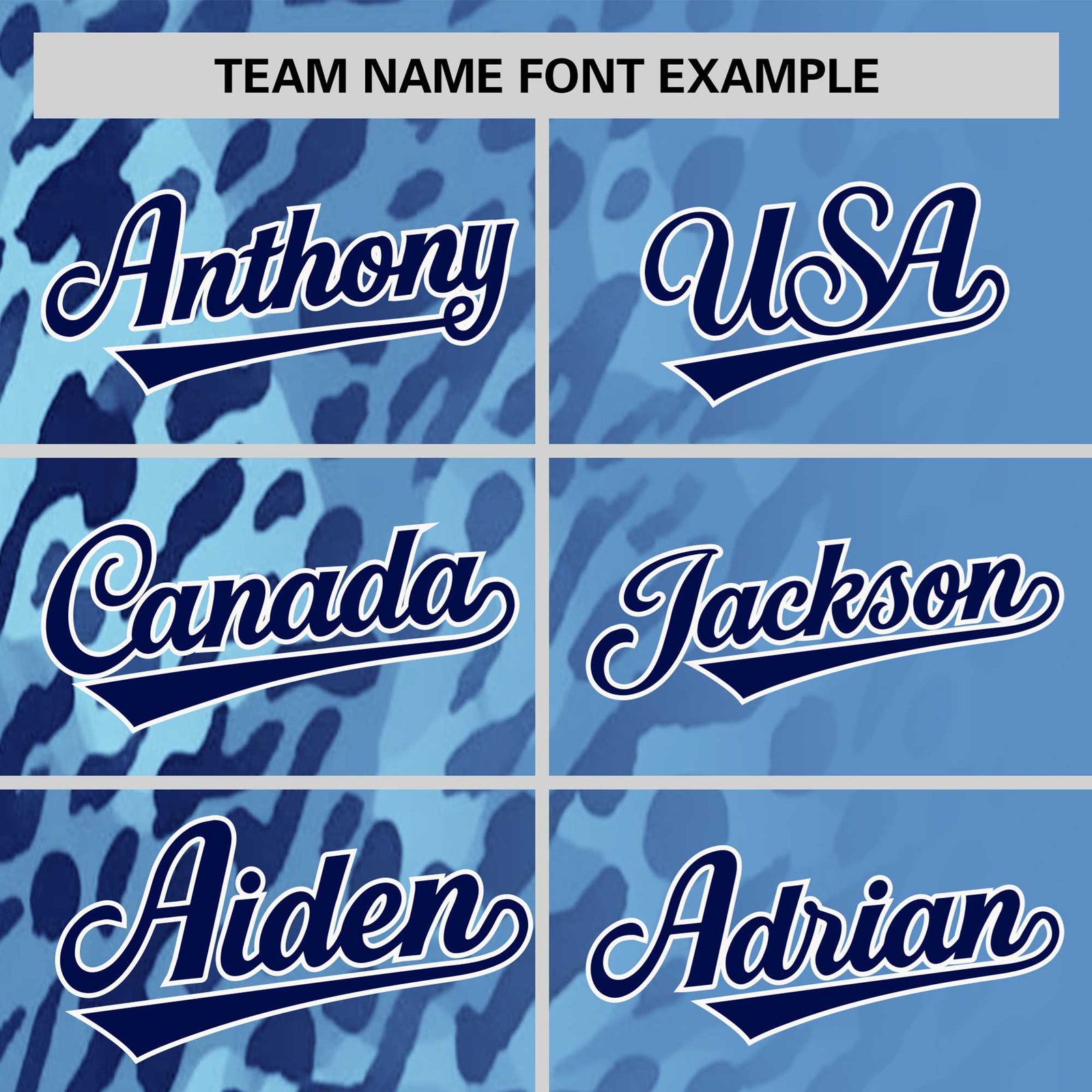 Custom Light Blue Navy Personalized Leopard Print Graffiti Pattern Performance T-Shirt