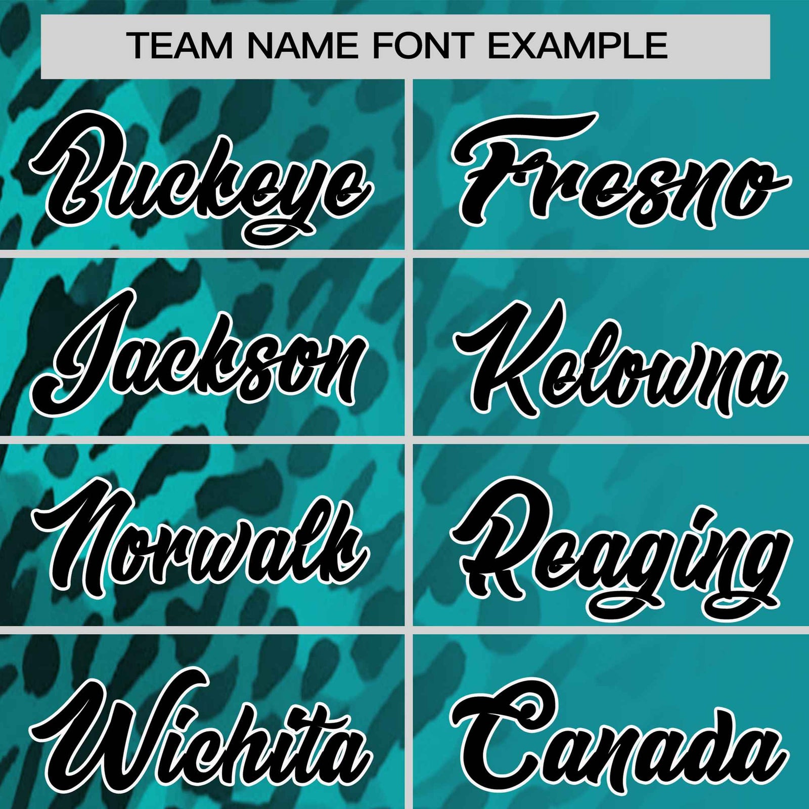 Custom Aqua Black Personalized Leopard Print Graffiti Pattern Performance T-Shirt