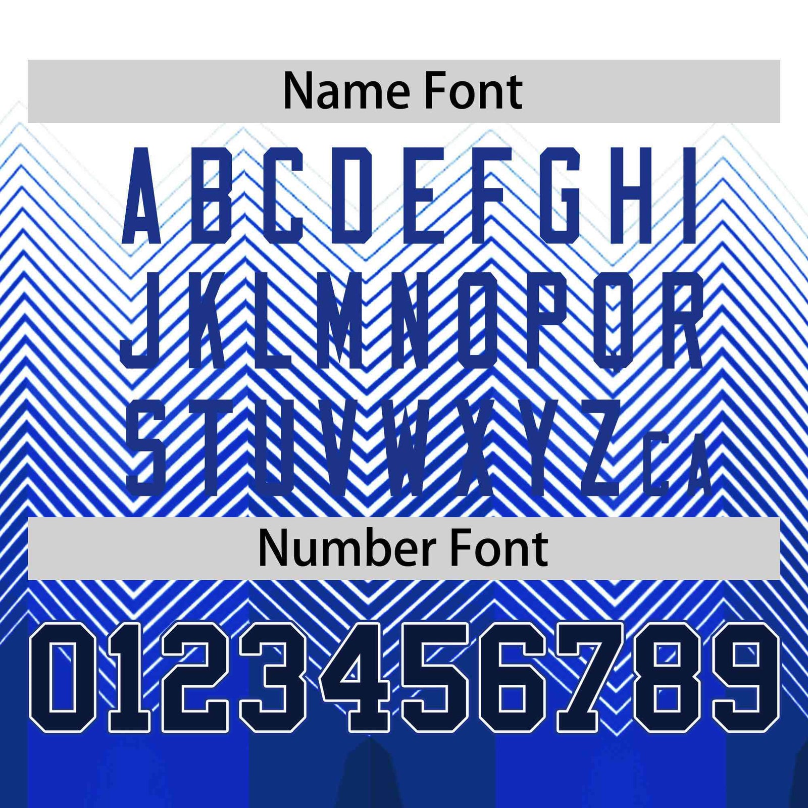 Custom White Royal Blue Gradient Ripple Fashion Raglan Sleeves Performance T-Shirt