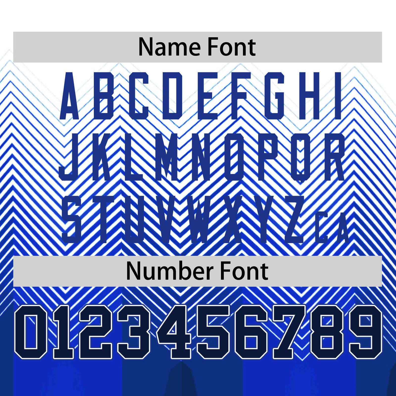 Custom White Royal Blue Gradient Ripple Fashion Raglan Sleeves Performance T-Shirt