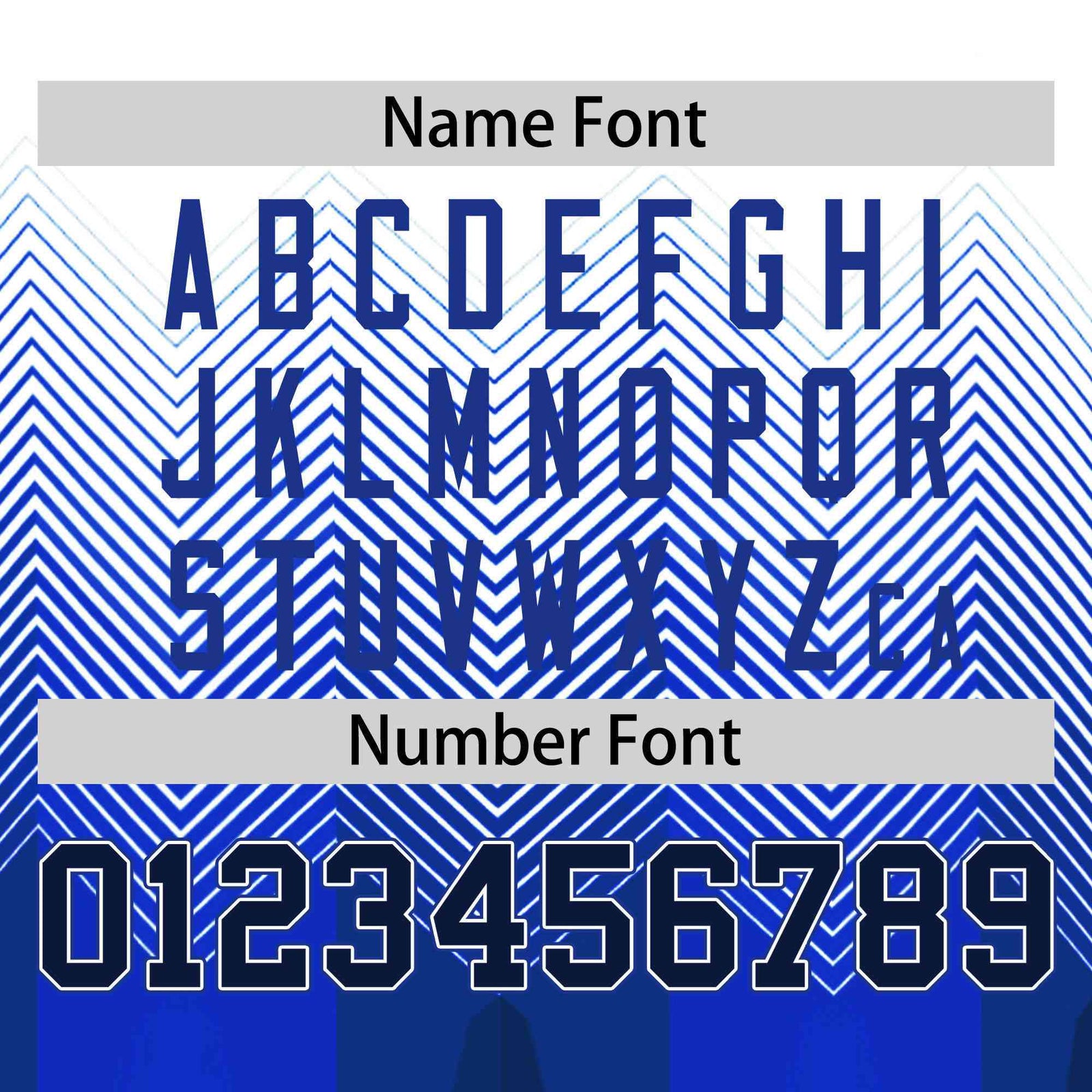 Custom White Royal Blue Gradient Ripple Fashion Raglan Sleeves Performance T-Shirt