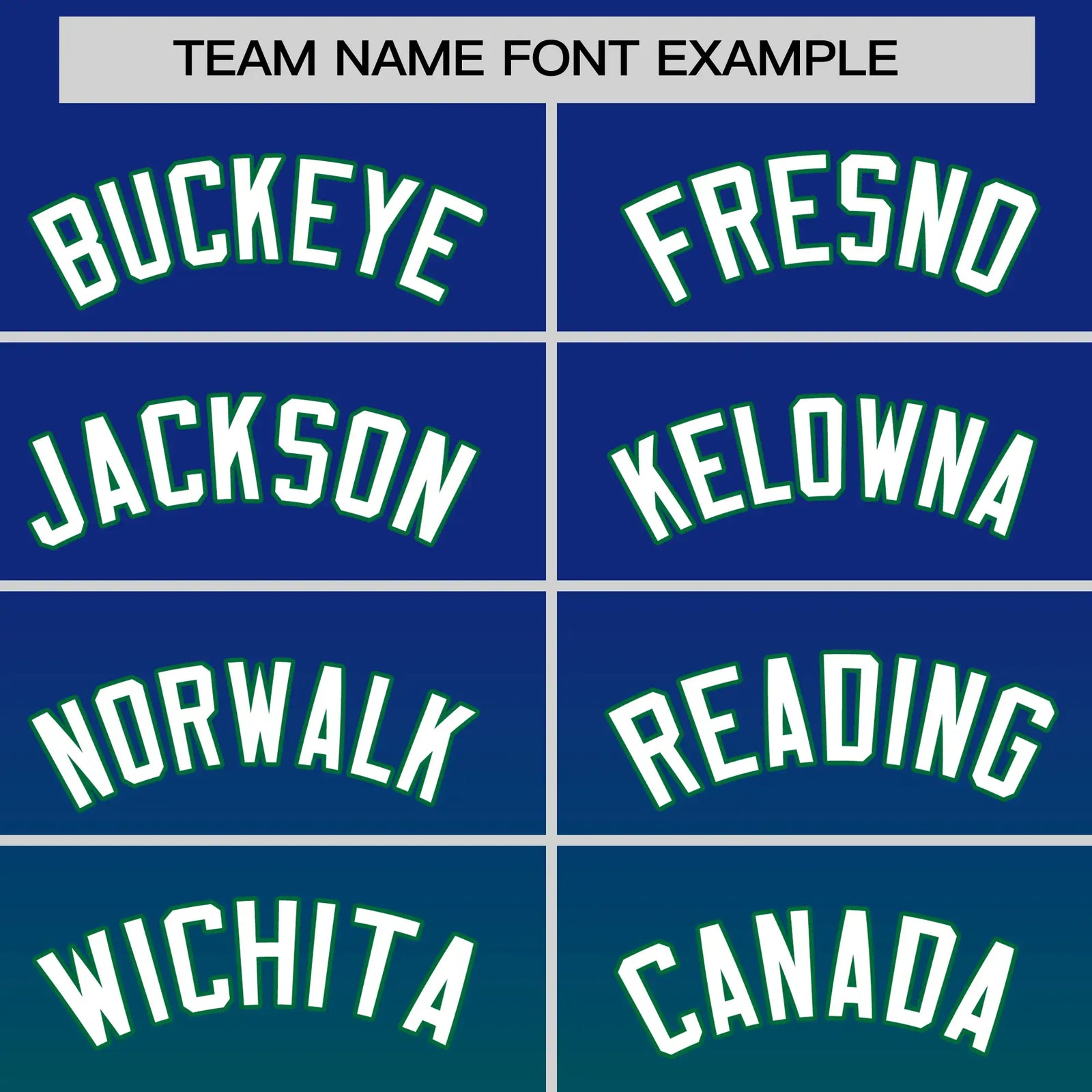 Custom Royal Blue-Kelly Green Gradient Fashion Design Performance T-Shirt
