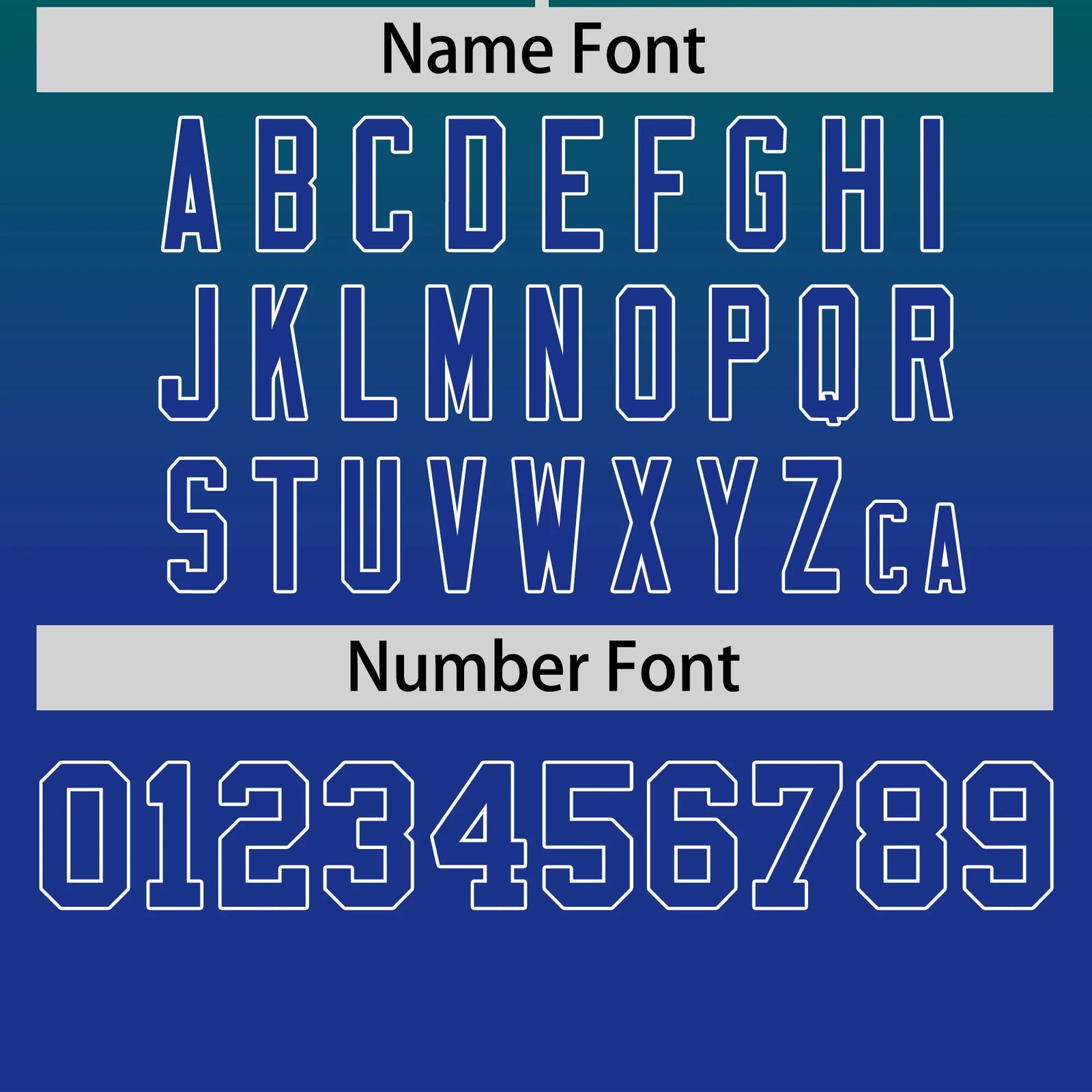 Custom Kelly Green-Royal Blue Gradient Fashion Design Performance T-Shirt