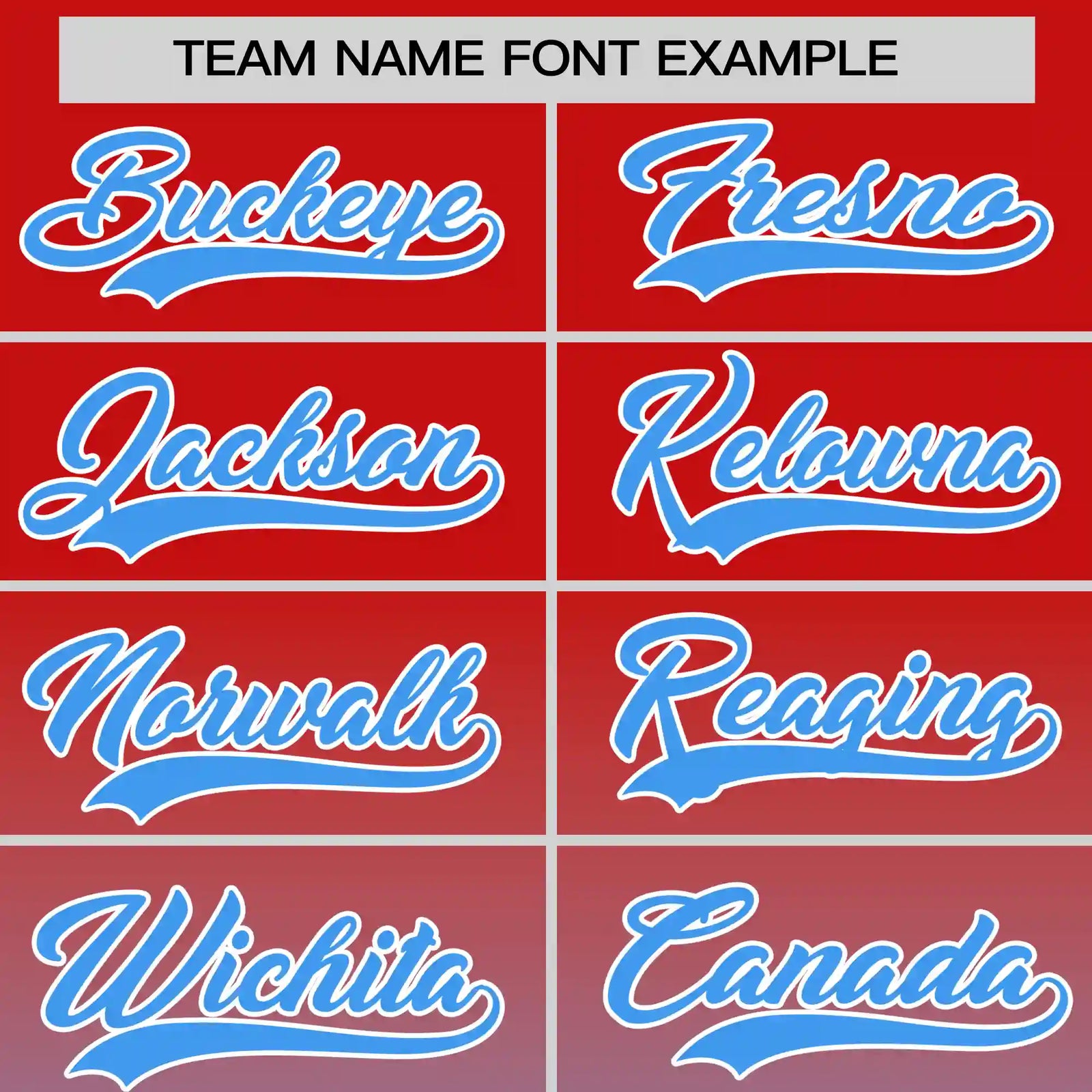 Custom Red-Powder Blue Gradient Fashion Design Performance T-Shirt