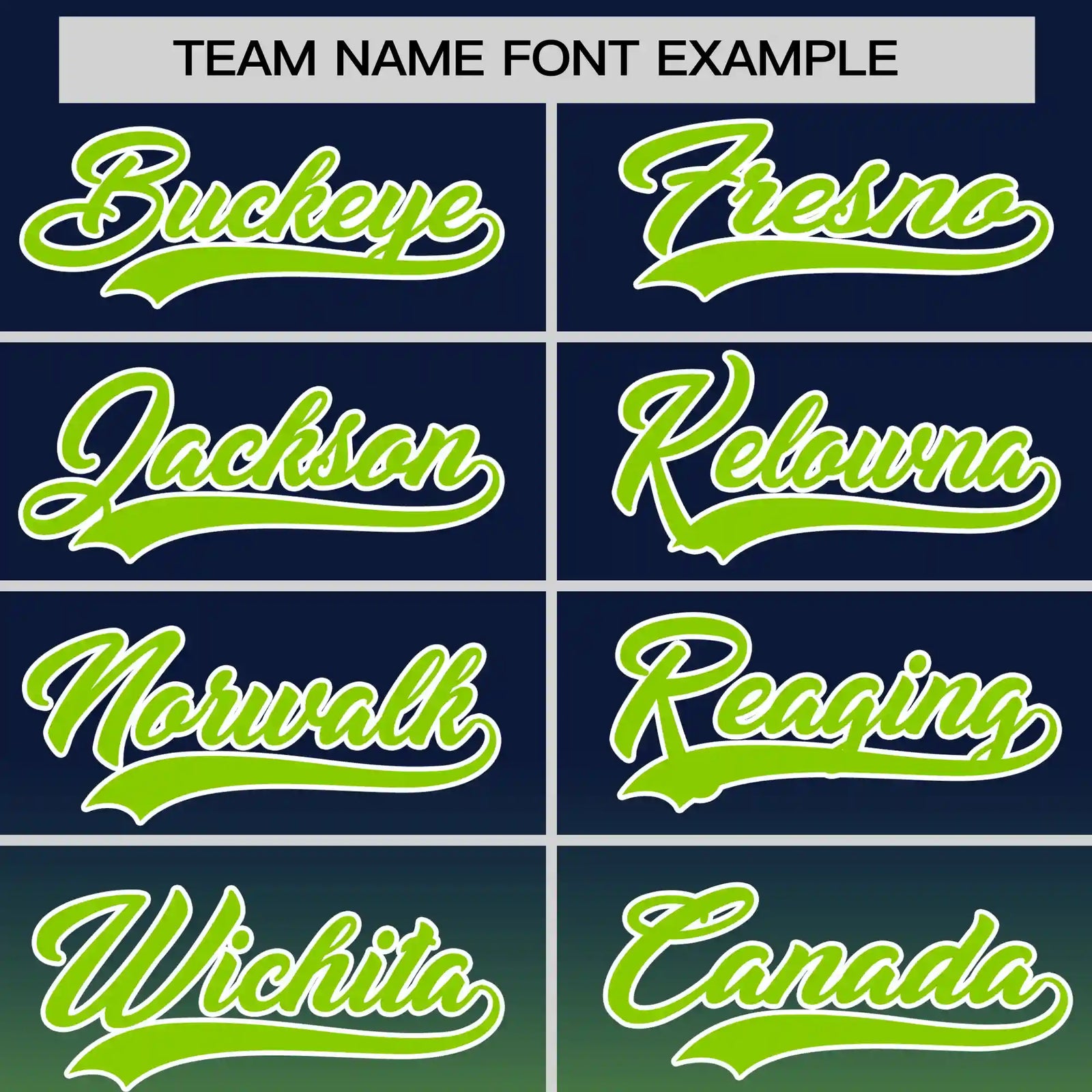 Custom Navy-Neon Green Gradient Fashion Design Performance T-Shirt