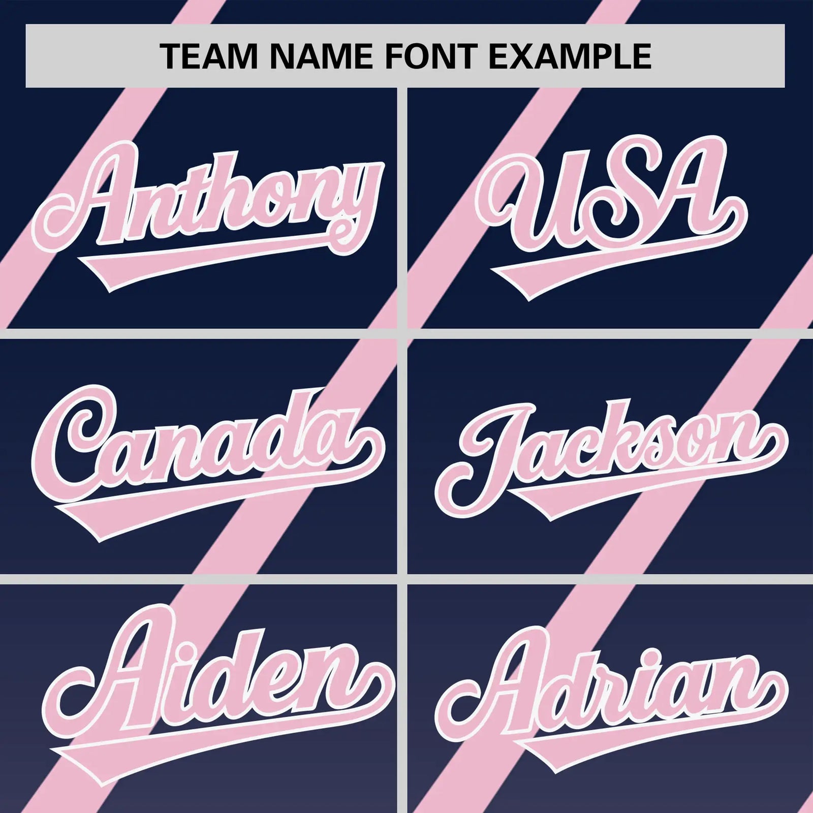 Custom Navy-Light Pink Gradient Fashion Diagonal Stripe Performance T-Shirt