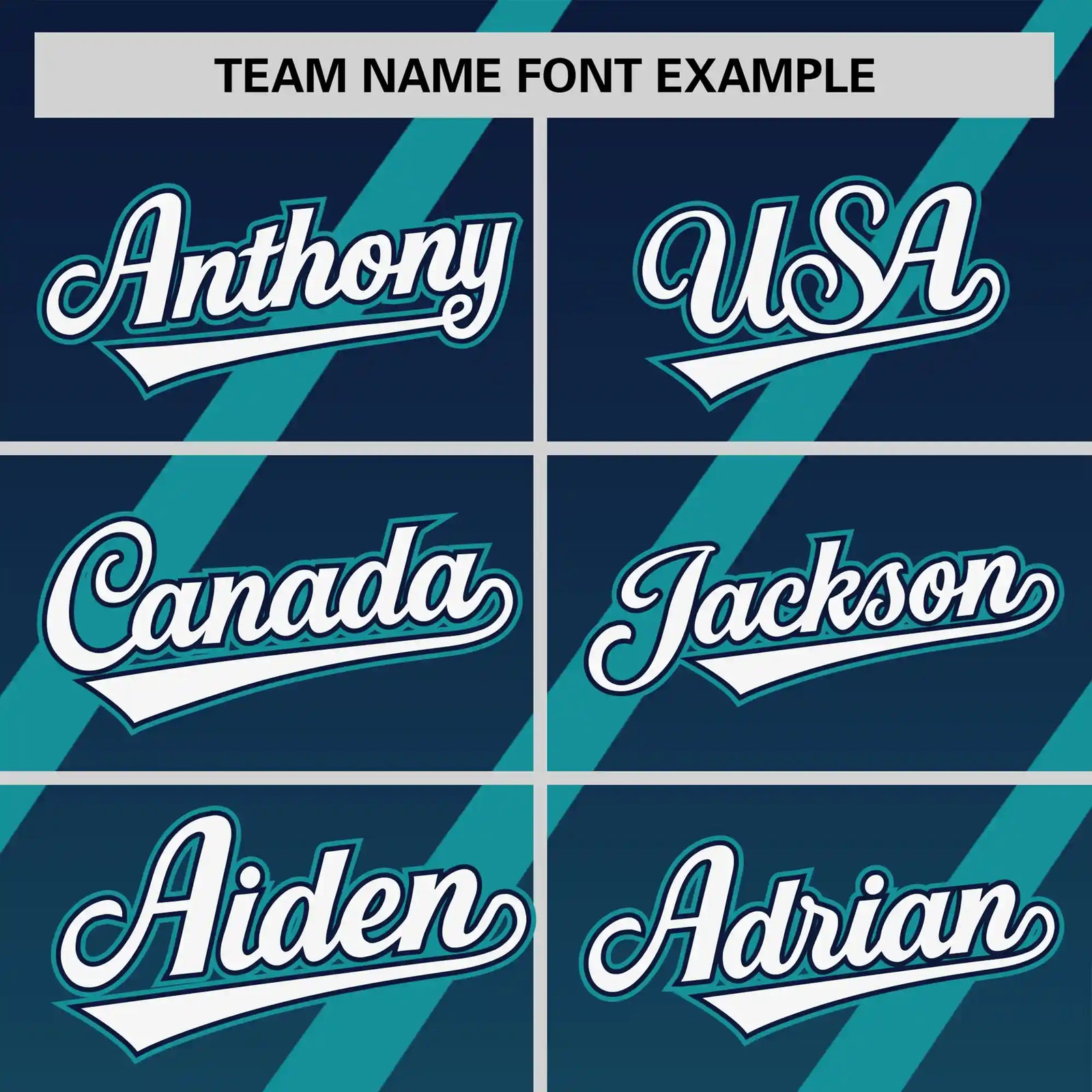 Custom Navy-Aqua Gradient Fashion Diagonal Stripe Performance T-Shirt