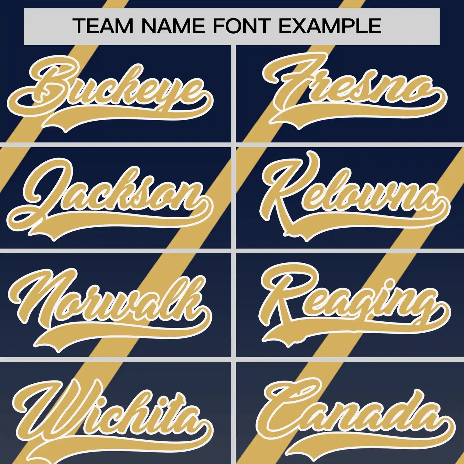 Custom Navy-Old Gold Gradient Fashion Diagonal Stripe Performance T-Shirt