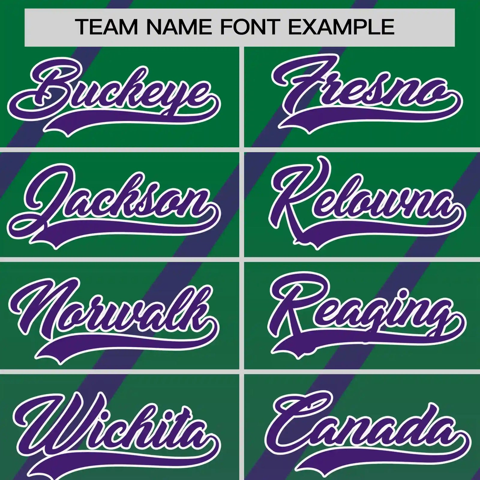 Custom Kelly Green-Purple Gradient Fashion Diagonal Stripe Performance T-Shirt