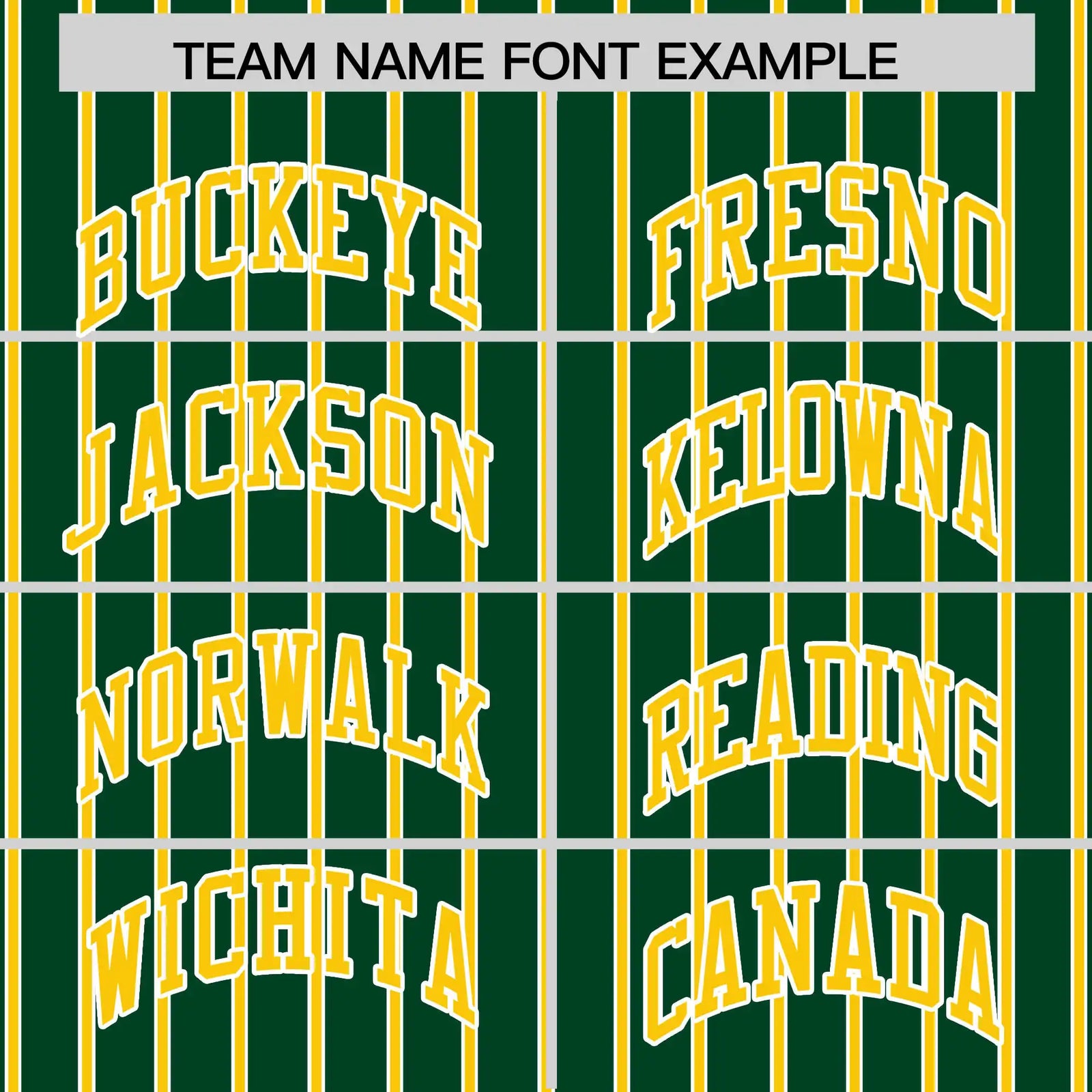 Custom Green White-Gold01 Pinstripe Pattern Design Performance T-Shirt