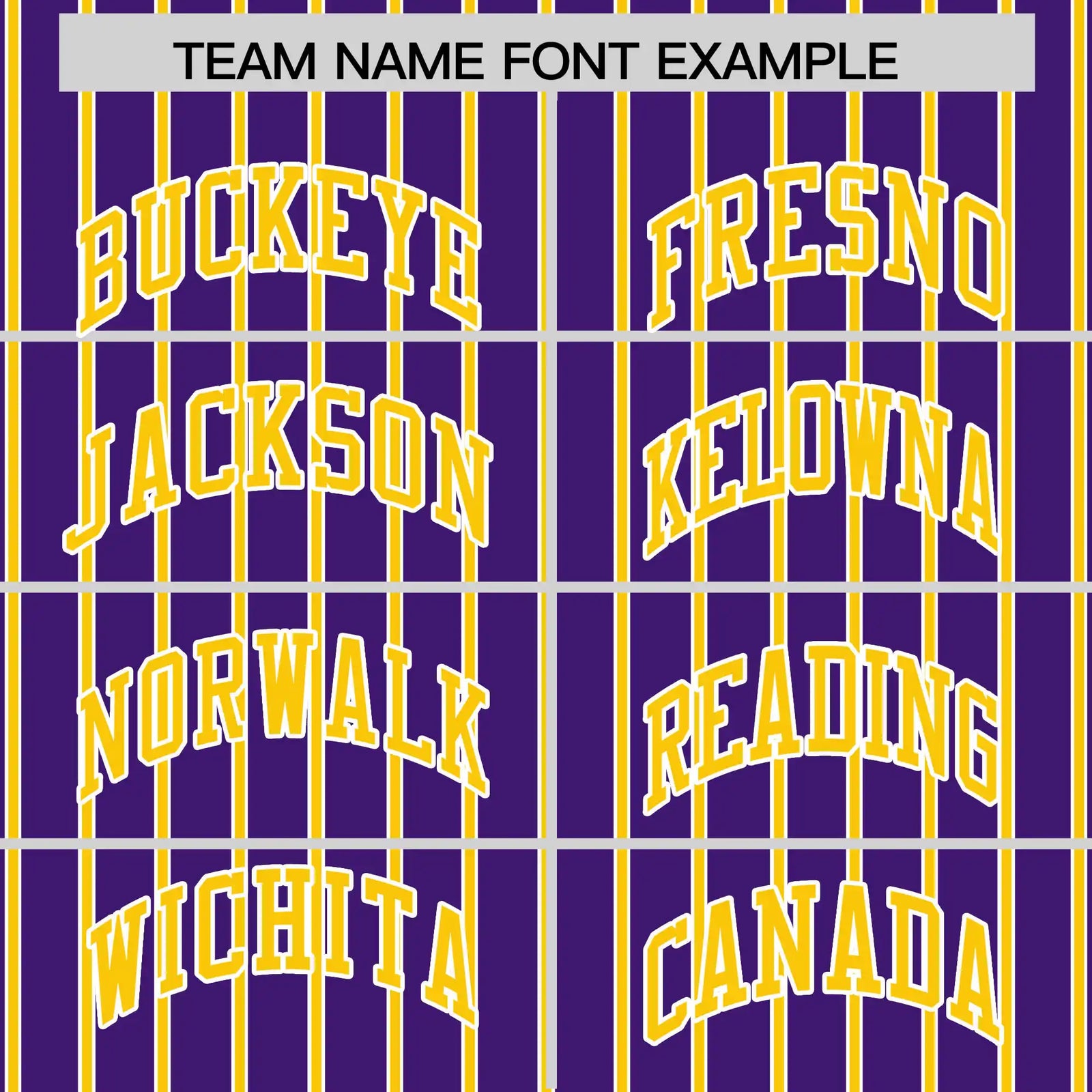 Custom Purple White-Gold01 Pinstripe Pattern Design Performance T-Shirt