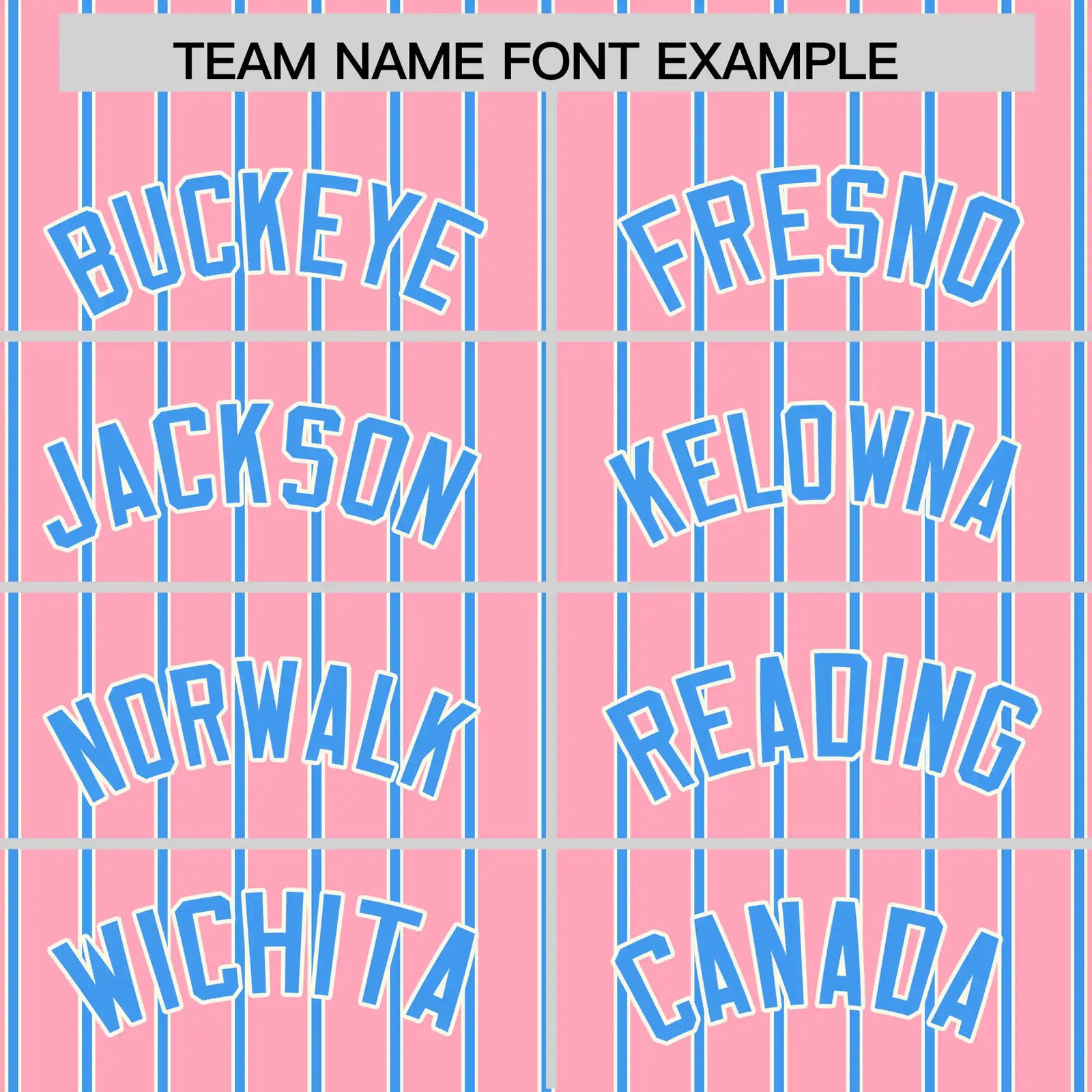 Custom Light Pink White-Powder Blue Pinstripe Pattern Design Performance T-Shirt