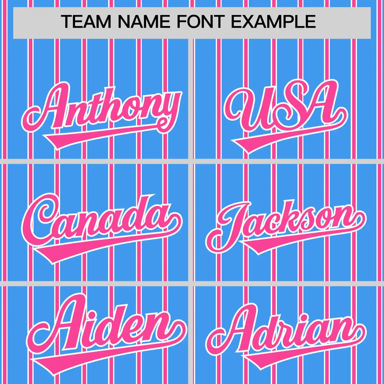 Custom Powder Blue White-Pink Pinstripe Pattern Design Performance T-Shirt