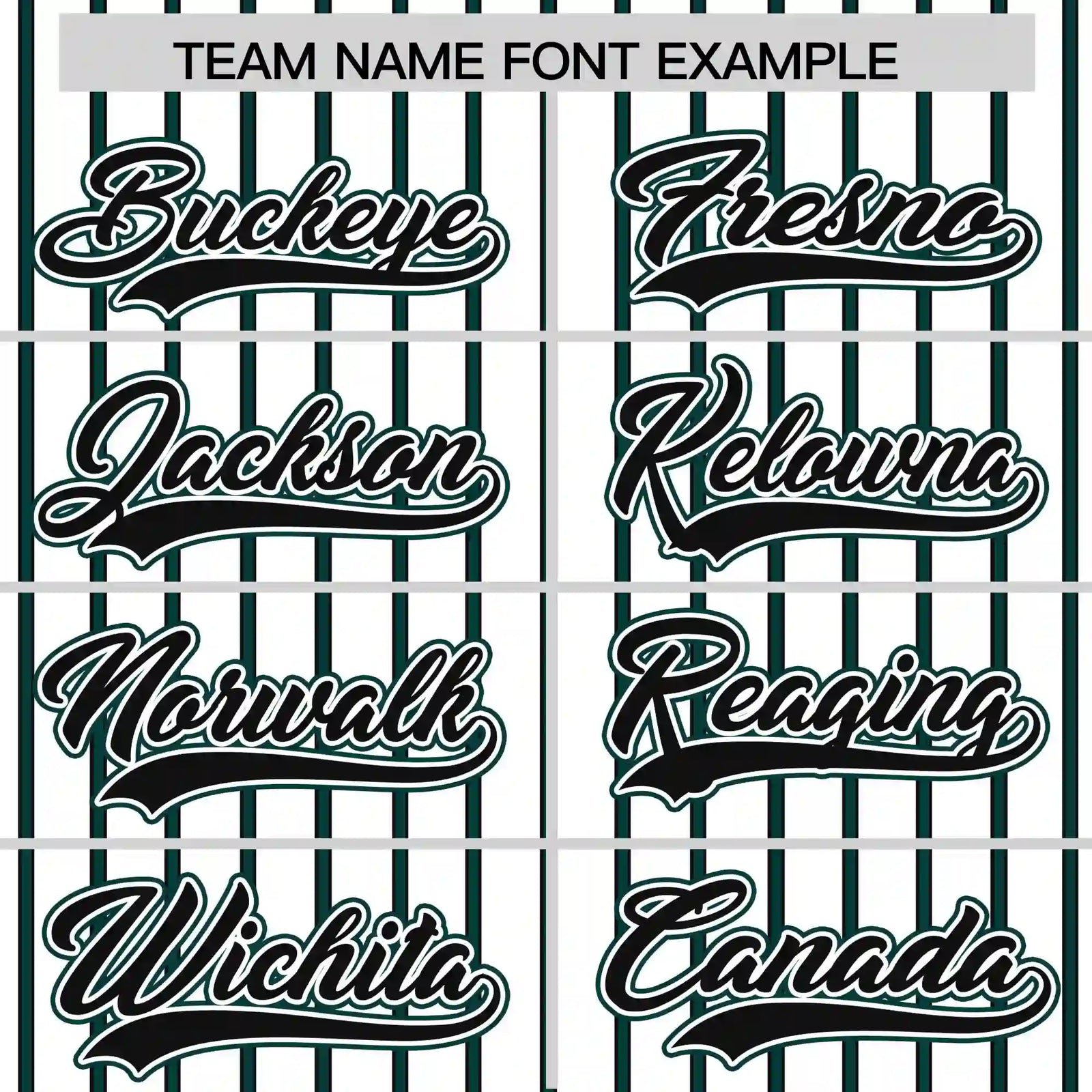 Custom White Black-Midnight Green Pinstripe Pattern Design Performance T-Shirt