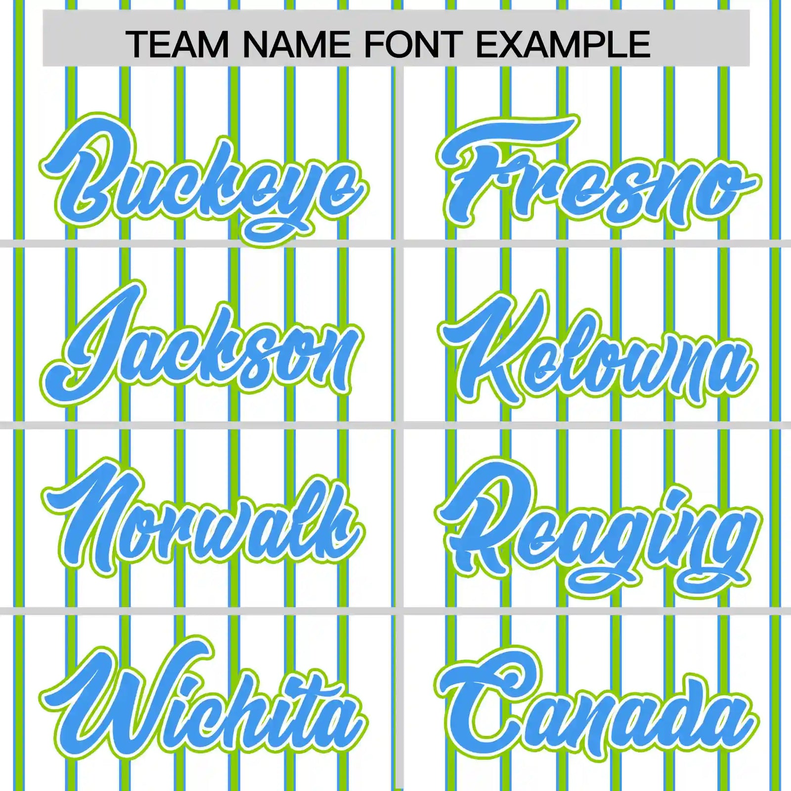 Custom White Powder Blue-Neon Green Pinstripe Pattern Design Performance T-Shirt