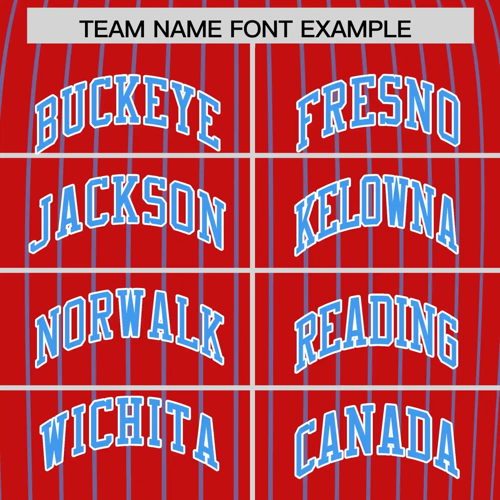 Custom Red Powder Blue-Powder Blue Pinstripe Pattern Design Performance T-Shirt