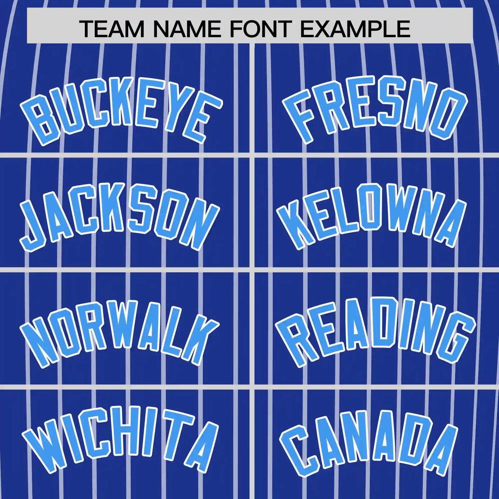 Custom Royal Blue White-Powder Blue Pinstripe Pattern Design Performance T-Shirt