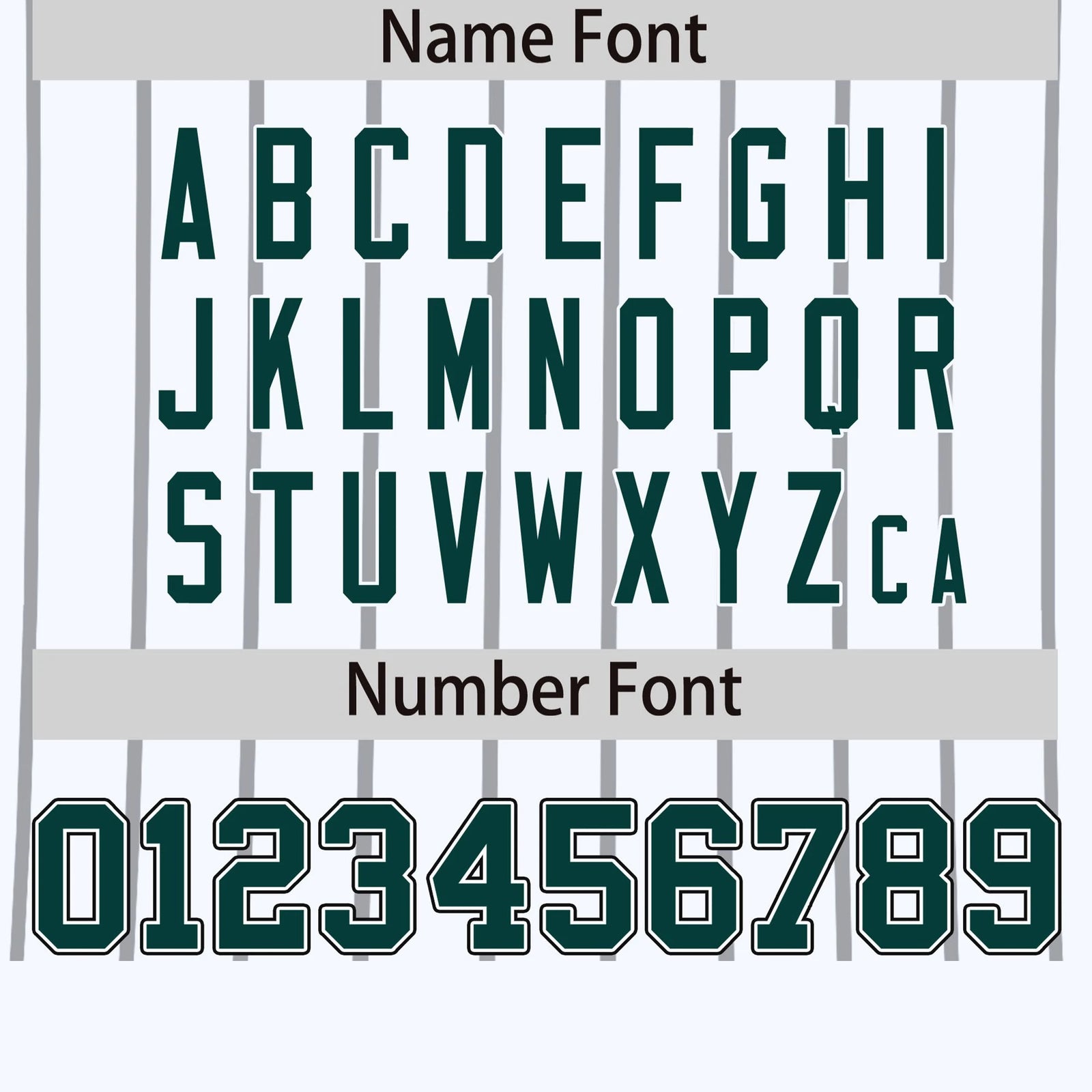 Custom White Black-Midnight Green Pinstripe Pattern Design Performance T-Shirt