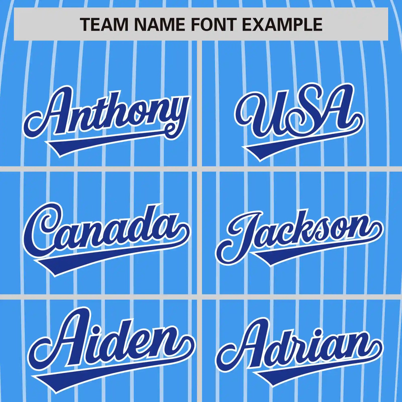 Custom Powder Blue White-Royal Blue Pinstripe Pattern Design Performance T-Shirt