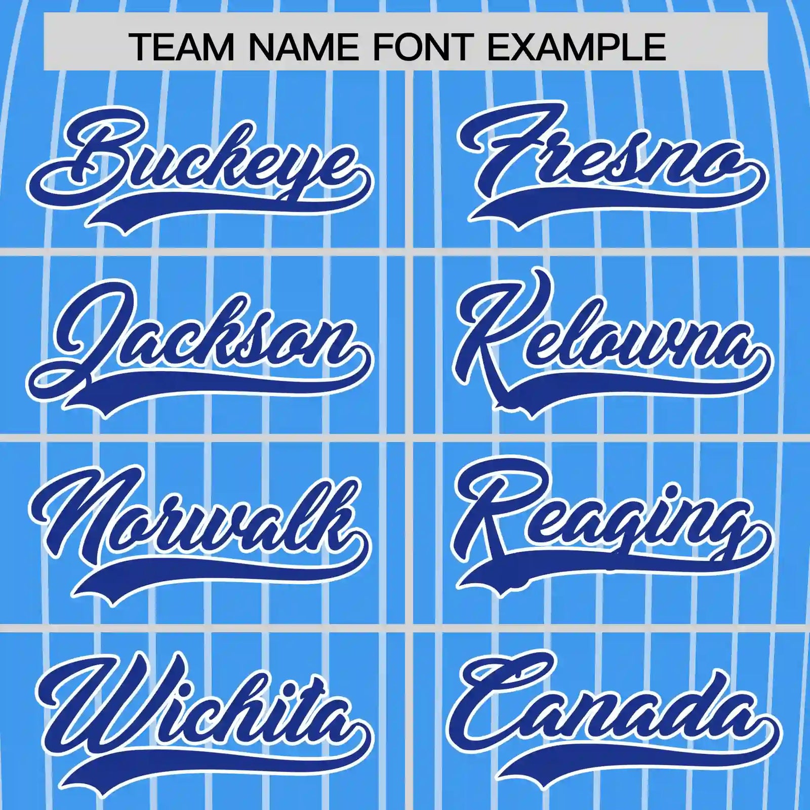 Custom Powder Blue White-Royal Blue Pinstripe Pattern Design Performance T-Shirt