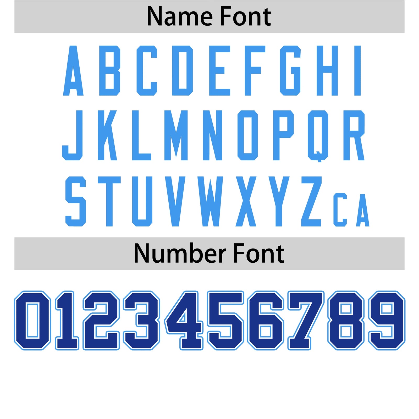 Custom White Royal Blue-Powder Blue Crew Neck Two Tone Sleeve Design Performance T-Shirt