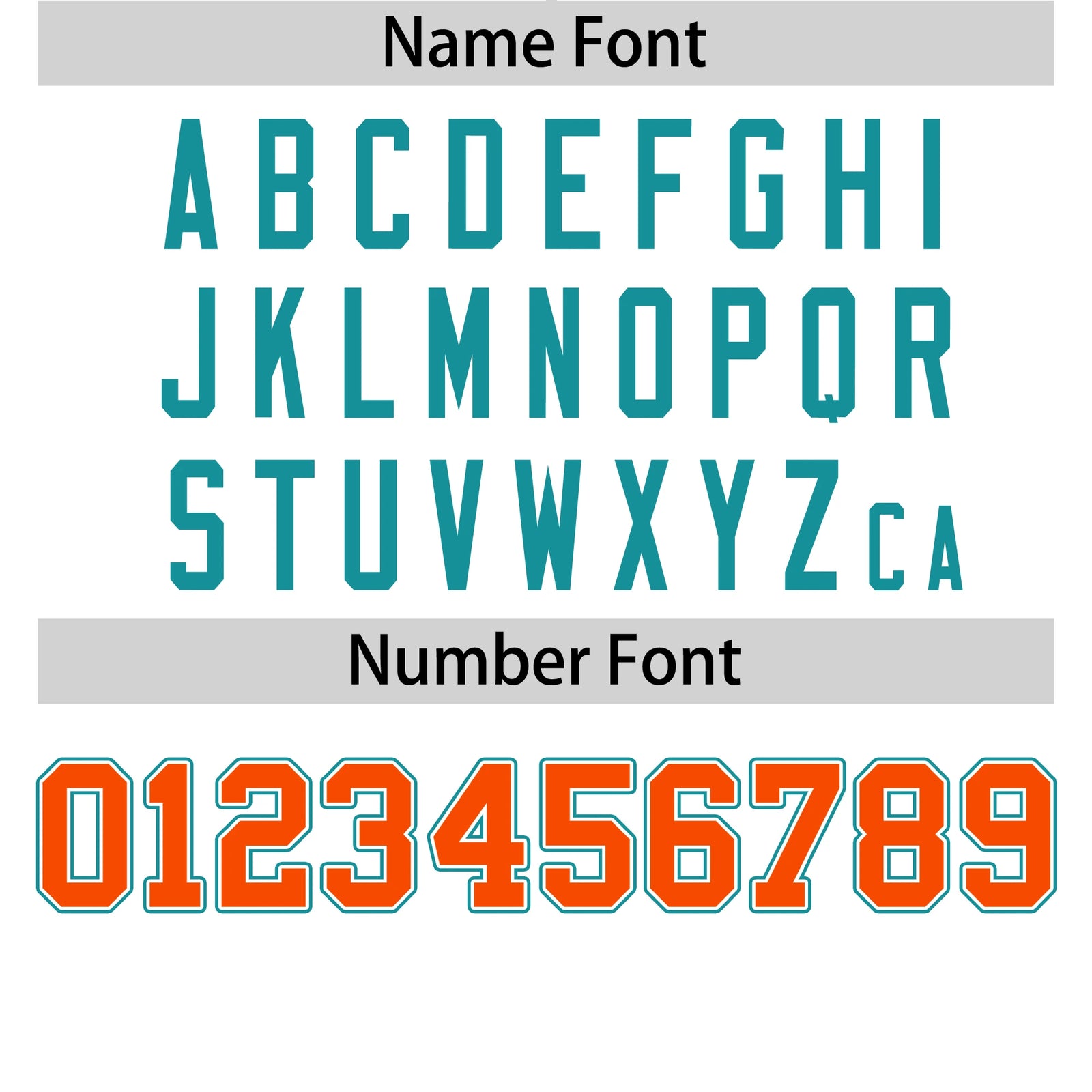 Custom White Aqua-Orange Crew Neck Two Tone Sleeve Design Performance T-Shirt