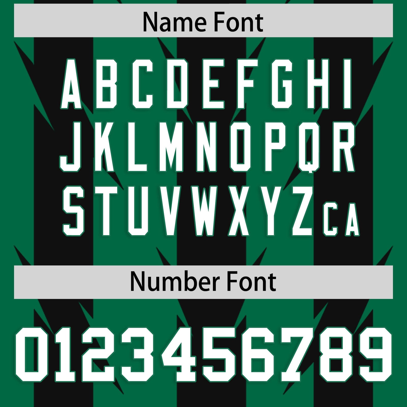 Custom Kelly Green Black Personalized Razr Stripe Graffiti Pattern Flag Football Jersey